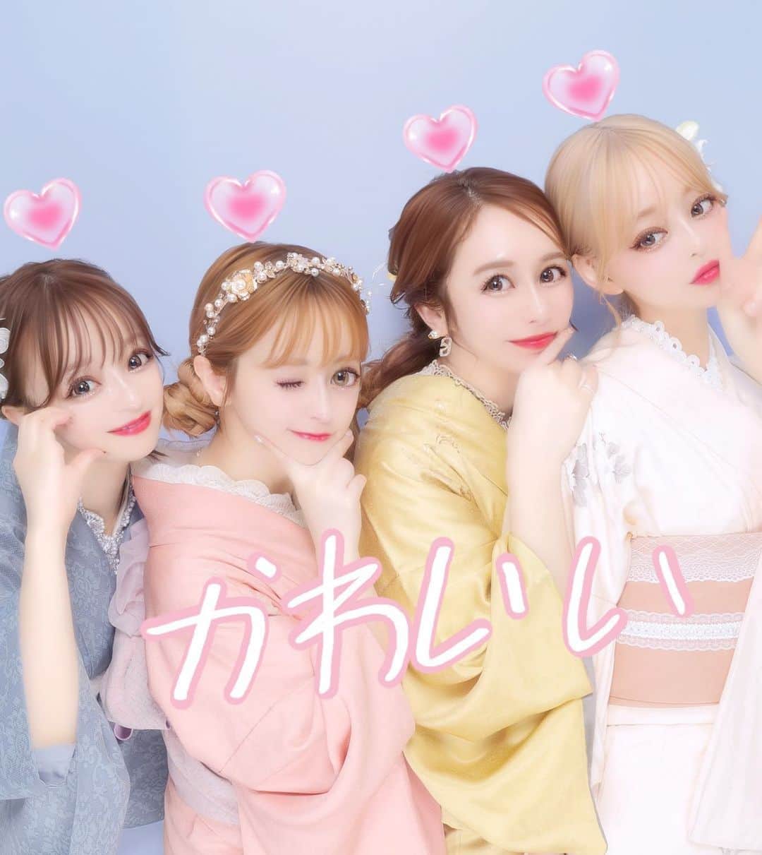 まりなちゃんのインスタグラム：「ずっと大好きなテリちゃんと夢のプリクラ😭💓 嬉しい可愛い」