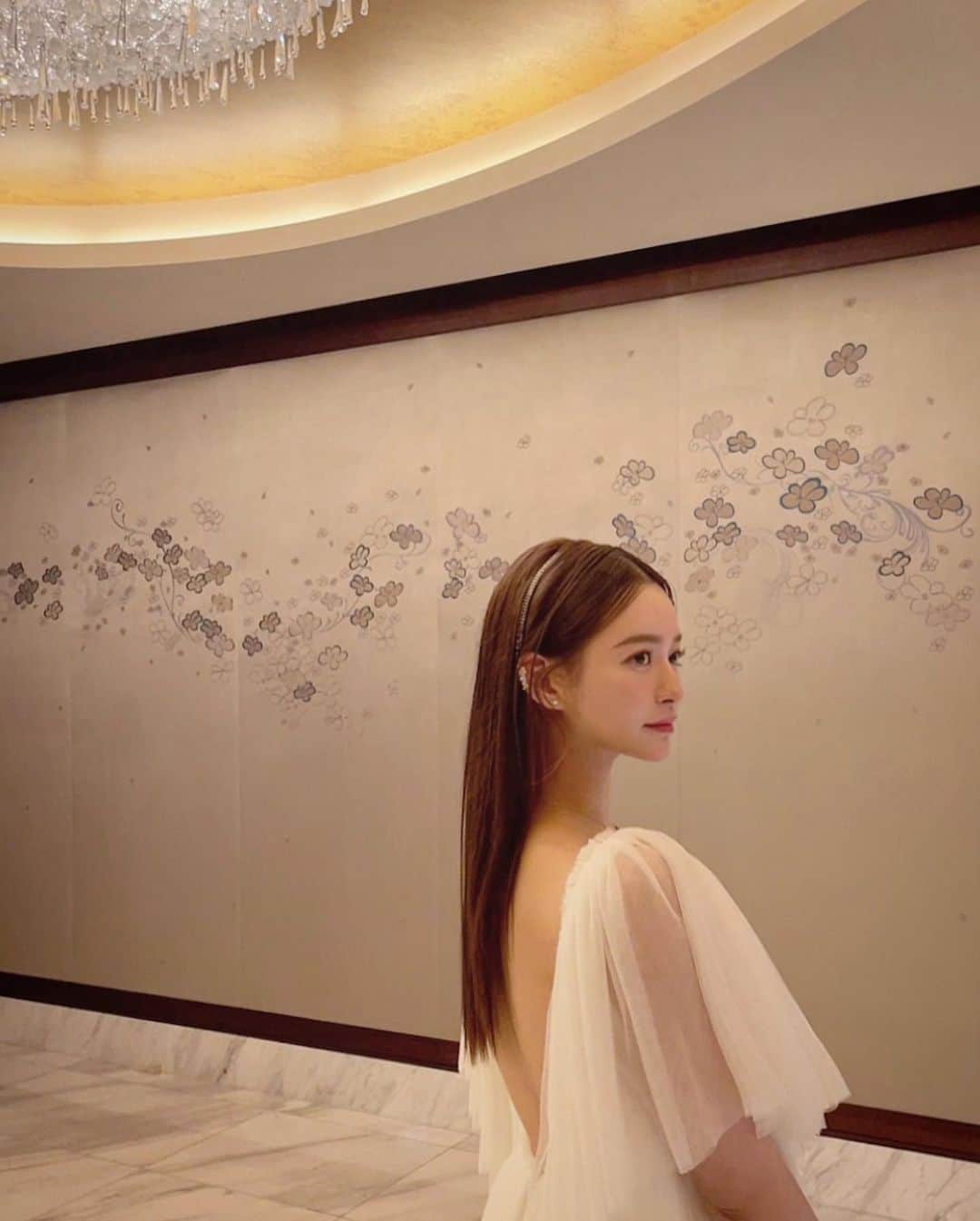 野崎萌香のインスタグラム：「「THE GALA 2023」  素晴らしいGALA dinnerでした🍽  Thanks for the invite.✨🍷🍾  @christeltakigawa さんの 猫ちゃんとわんちゃんの 殺処分と安楽死のお話が興味深く、  我が家の家族に仲間入りした カランちゃんも保護猫ですが、  1匹でも多くの殺処分対象の猫ちゃん、 わんちゃんたちの命を救うための運動にこれからも参加したり、  小さな命を守る為の運動に 何か力になれる事をしていきたいなと思いました。  @shangrila_tokyo  @pieroth_japan   dress... @maisondeblanche  bag... @louisvuitton jewelry... @pensees_jewelry  hair... @kenji_hairmake」