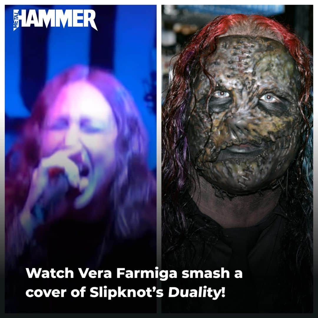 METAL HAMMERのインスタグラム：「It's official: @verafarmiga rules! Watch via the link in the bio  #verafarmiga #verafarmigafans #slipknot #slipknotfan #slipknotfamily #duality #coreytaylor #metal #heavymetal #numetal #extrememetal #rockacademy #metalhammer」