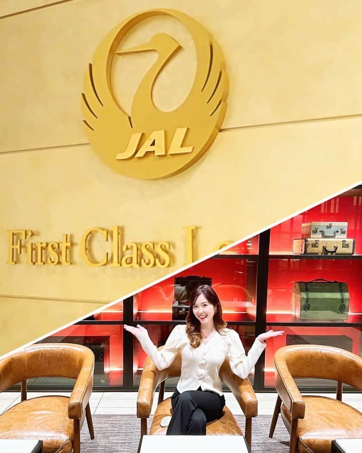 メロディー・モリタのインスタグラム：「A look inside Japan Airlines' First Class Lounge!⭐️ 日本航空のラウンジ＆昔の思い出✨  As a child, visiting my grandparents in Japan every Summer was a highlight of my year. I cherished the little things like going to the park and being able to do fireworks together at home (which we couldn't do in the US). But saying goodbye was the toughest. On the final day, I remember being at the JAL Family Club Lounge, a private and peaceful area where I could spend the last precious moments with them. Although I was goofing around in front of the camera (slide 2), it was probably because I wanted to prevent myself from crying.  Even now as an adult, it's exciting going to Japan but bittersweet on the way back. JAL reached out to me to work with them on some travel projects, and after the shoot, I got to spend time at their First Class Lounge before flying back to New York. JAL provides the best services and lounges suitable for all ages and needs, and their hospitality brought back sweet memories.❤️  日本はもうすぐゴールデンウィークで、旅行シーズンですね！ アメリカの学校は６月に終わり夏休みに入るので、幼い頃は毎年夏に日本へ行っていました✈️ 日本では普通にできる花火も、アメリカでは色々なルールがあり難しいため、日本で祖父母と花火をするのが一番の楽しみでした🎆  当時、空港の「JALファミリークラブラウンジ」は、日本にいる祖父母と日本滞在 最後の時間を過ごした大切な場所。その時の映像があり（スライド２枚目）私はラウンジでカメラに向かってふざけていましたが（笑）、別れ際には「アメリカに帰りたくない！」と泣いたことを覚えています。  今でも日本へ行く度にワクワクし、帰る時は寂しい気持ちにもなります。今回、撮影終了後に素敵なファーストクラスラウンジで過ごさせて頂き、JALの方々の笑顔とおもてなしの心に癒され、幼かった頃の思い出が蘇ってきました☺️  それぞれの年代や用途に合わせた設備＆サービスが揃っているラウンジは、日本の航空会社ならでは✨ 皆さんも搭乗前のお時間をそれぞれの素敵なラウンジでゆったりとお過ごしください🎀  *Exclusive areas filmed with special permission & toured by the Japan Airlines team to share some bts with you all :)  「日本航空」の撮影許可とJALチームのご案内を頂き、特別にオープン前のエリアを含むツアーをして頂きました。 JALの皆様、本当にありがとうございました✨」