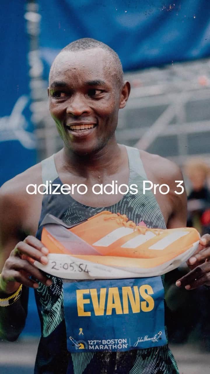 adidas Runningのインスタグラム：「FOUR athletes THREE stripes  TWO back-to-back wins ONE shoe adiZERO adios pro 3  #adizero」