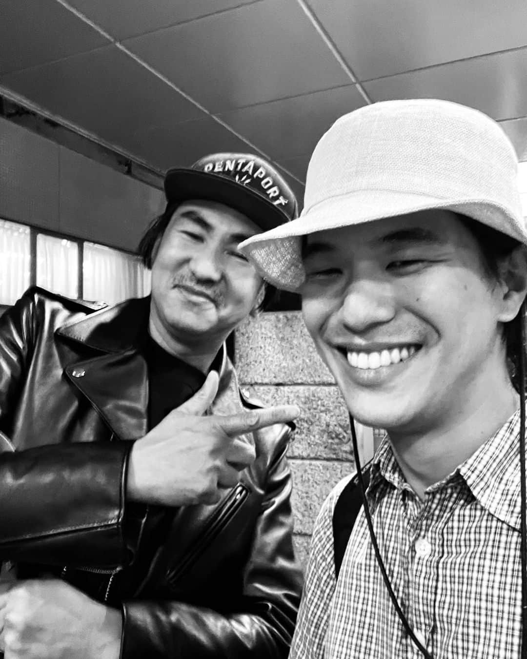 田島貴男のインスタグラム：「角館君と🤠」