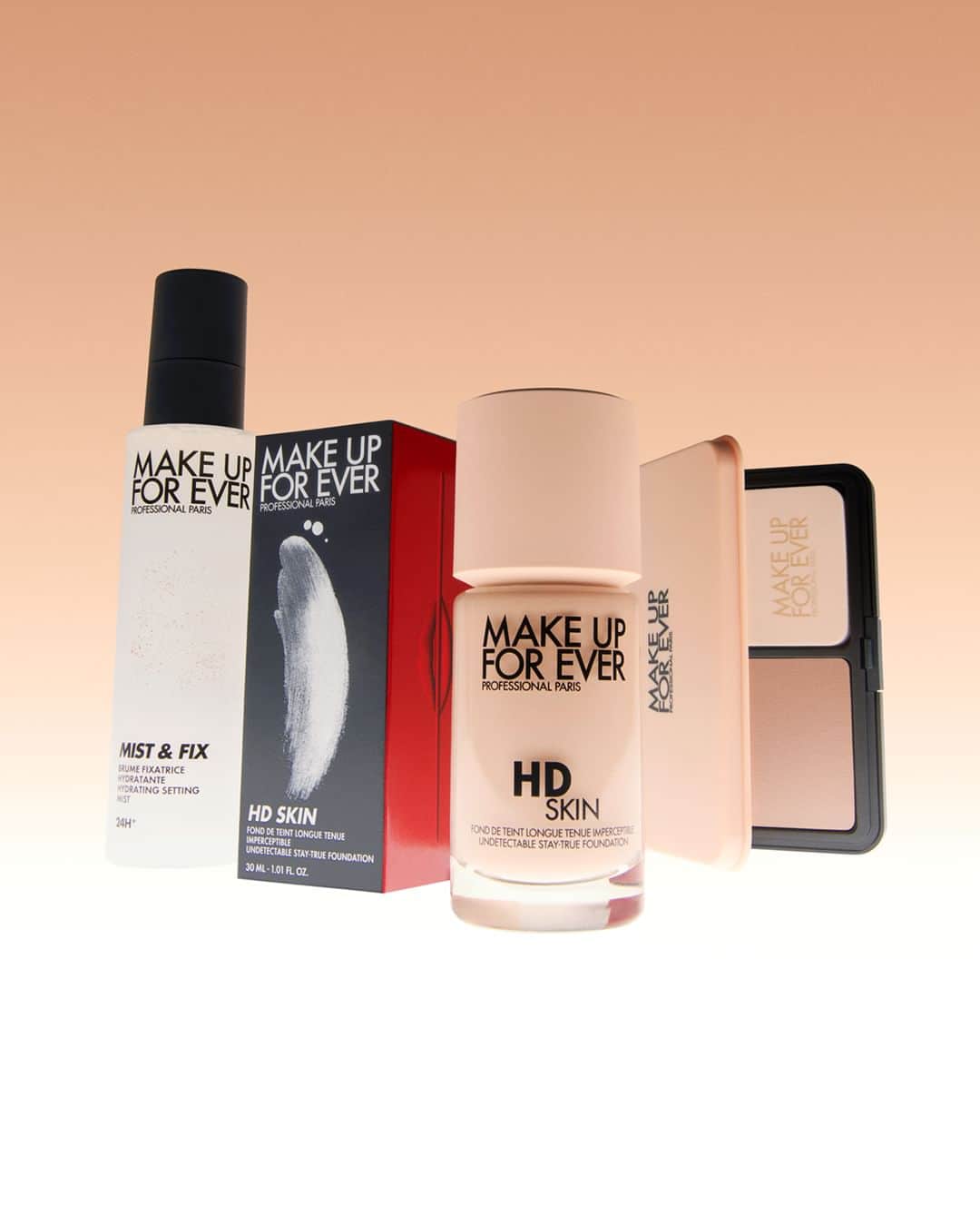 MAKE UP FOR EVER OFFICIALさんのインスタグラム写真 - (MAKE UP FOR EVER OFFICIALInstagram)「Meet your must haves for an undetectable finish that lasts 24H: HD Skin Foudation, HD Skin Powder Foundation and Mist & Fix setting spray.   #MAKEUPFOREVER」4月20日 0時00分 - makeupforever