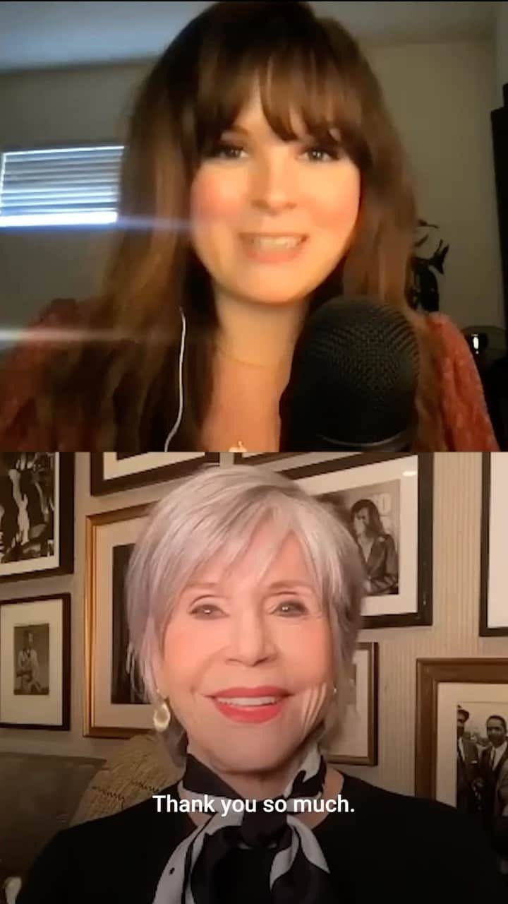 ジェーン・フォンダのインスタグラム：「This week on #HotEnoughForYou, we’re joined by writer and comedian, @blaire.erskine! You may recognize her as our emcee for the Grace and Frankie reunion. Watch on as she tackles pop culture questions from @janefonda.   Did we stump you with any questions this week? 👀  Learn more about the @janefondaclimatepac by texting “JANE” to 40506」