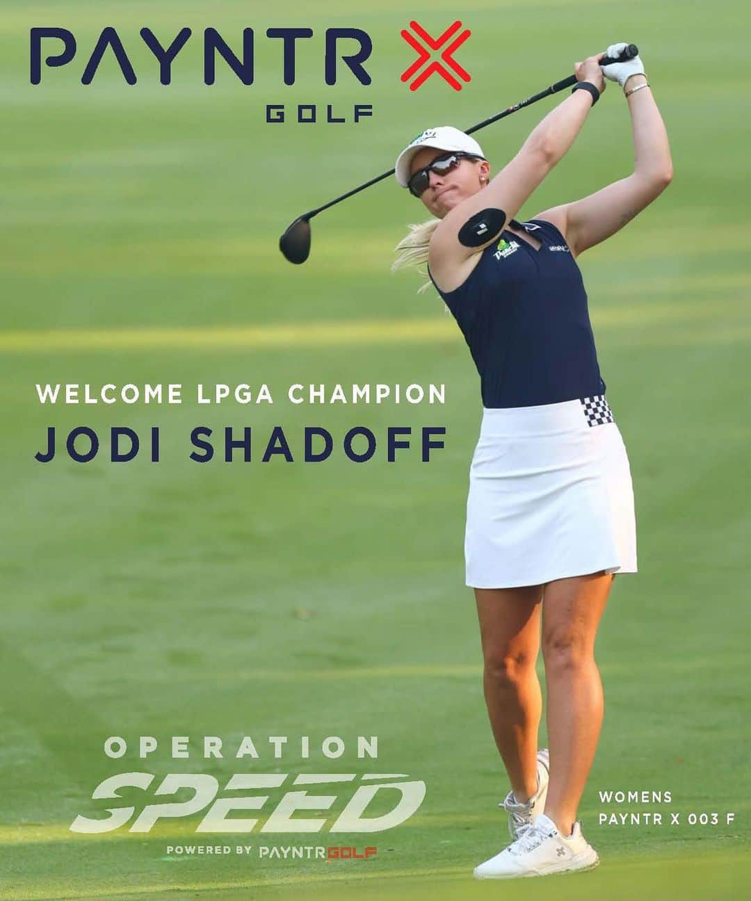 ジョディー・エワート・シャドフのインスタグラム：「We’re thrilled to officially welcome Jodi Shadoff to the Payntr Golf team as our First Ladies Professional Golfer! As a LPGA Champion, Solheim Cup member (x3) and Olympian she is a true inspiration to golfers around the world!」