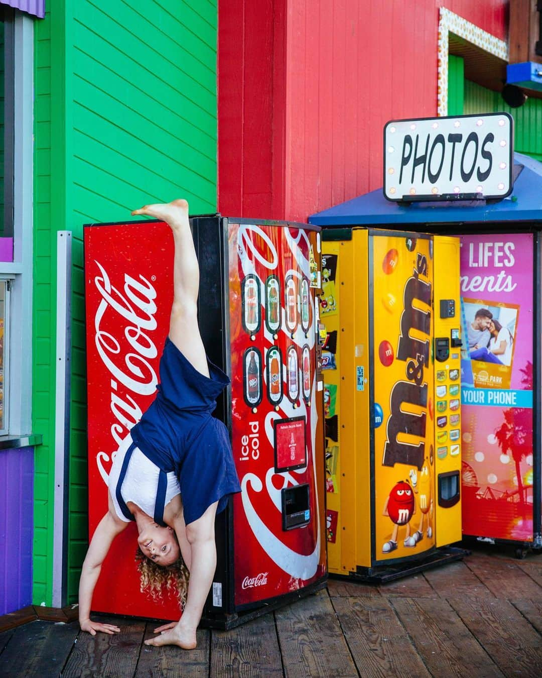 ローレン·ランドルフのインスタグラム：「One of my all time favorites from #camerasanddancers featuring @charissakroeger, photographed at the Santa Monica Pier.」