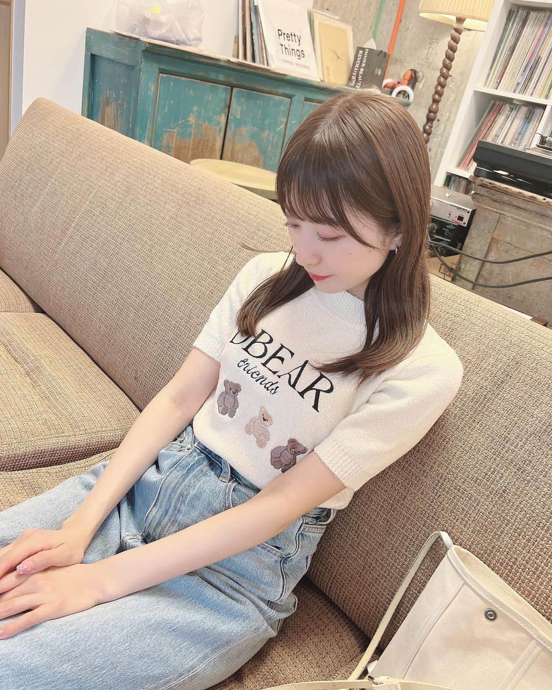 小桃音まいのインスタグラム：「🧸  また明日ね、 おやすみなさーい🌙」