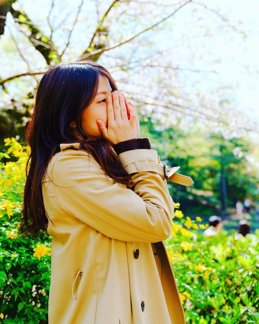 白石みずほさんのインスタグラム写真 - (白石みずほInstagram)「___みんなのおかげで いっぱい笑えるようになった☺️🍙💮✨  🧸🤍@kumagai.chika」4月20日 1時40分 - mizuhoshiraishi