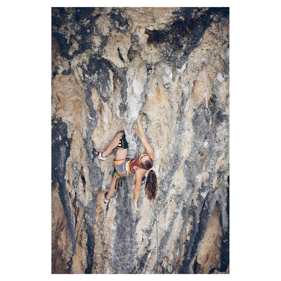 マーゴ・ヘイズさんのインスタグラム写真 - (マーゴ・ヘイズInstagram)「✨places to go and routes to try✨ 🫶🏽 . Photo: @javipec  @thenorthface @thenorthface_climb @petzl_official @lasportivana @frictionlabs @lasportivagram」4月20日 1時40分 - margojain