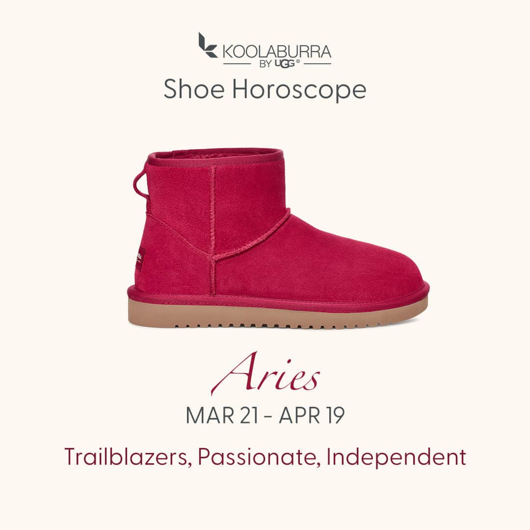 のインスタグラム：「For our adventure-seeker Aries friends. Here's what we thought would suit your style!   #koolaburrabyUGG」