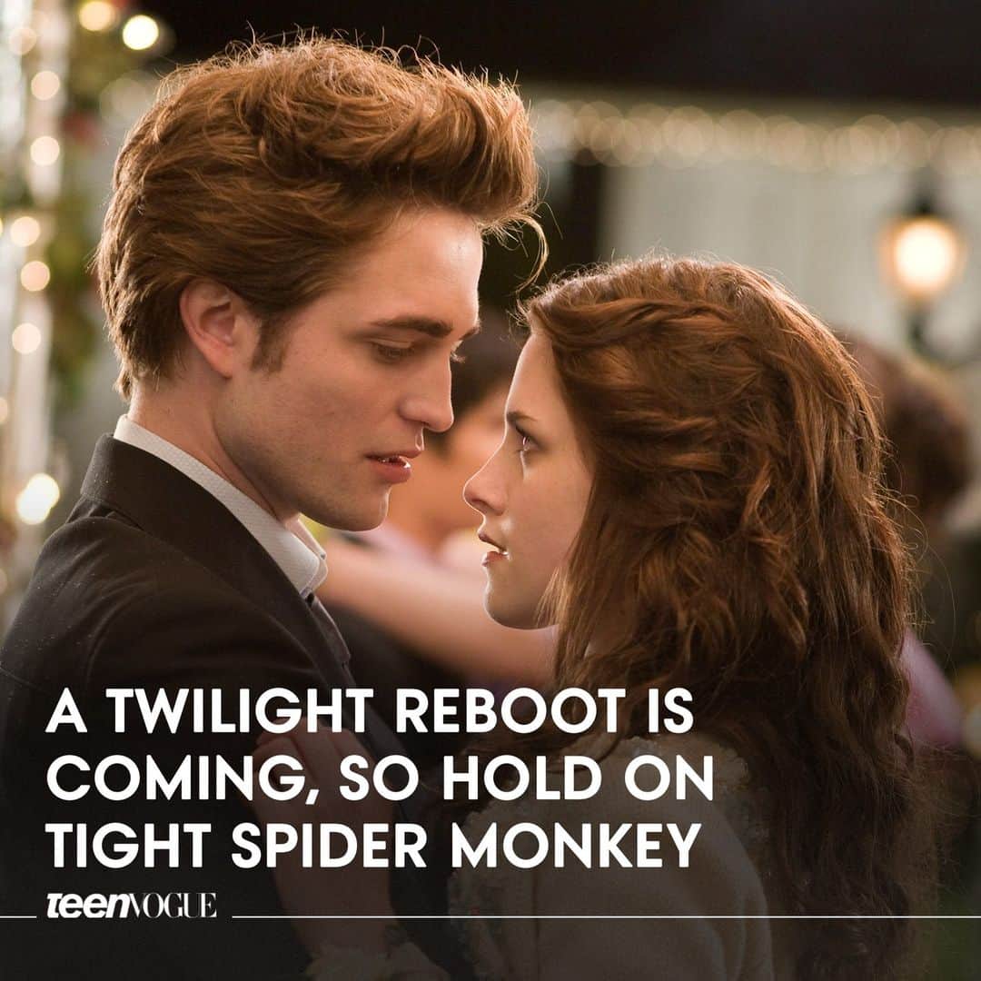 Teen Vogueさんのインスタグラム写真 - (Teen VogueInstagram)「Another day, another reboot 🤪 A #Twilight TV series reboot is reportedly in the works, with author Stephenie Meyer rumored to be attached to the project. Find out more details at the link in bio, and LMK your thoughts in the comments 👀  (📸: Summit Entertainment)」4月20日 2時29分 - teenvogue