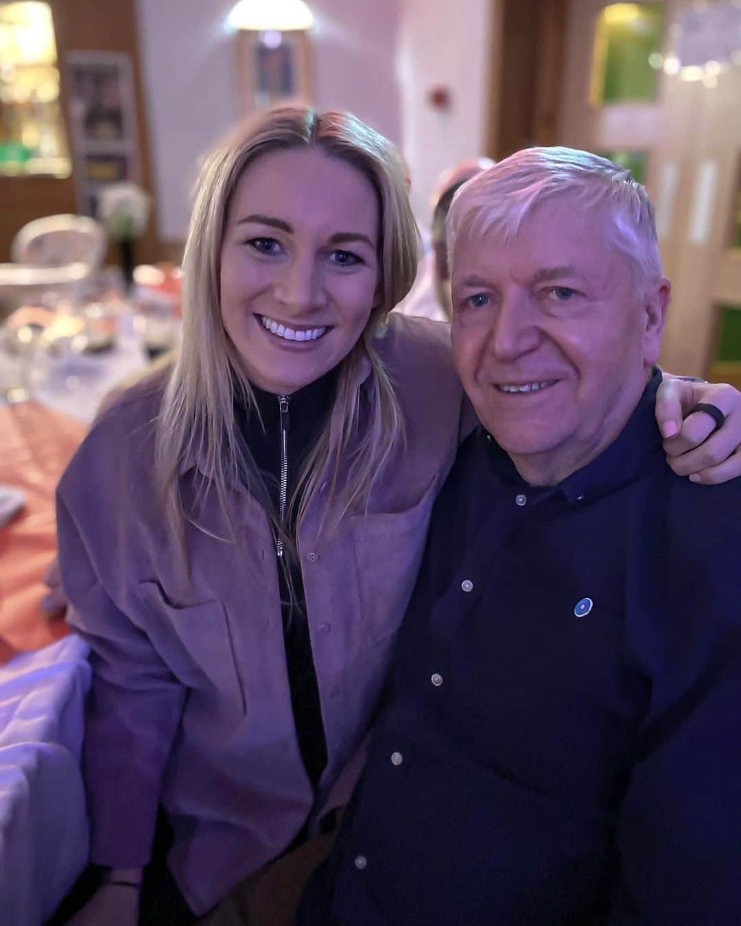 ジェンマ・ボナーのインスタグラム：「Happy 70th Birthday to the one and only JohnBon!  Forever grateful to have you and Mum guide me through life and always be my biggest supporters. Happy birthday Pops. Love you ❤️」