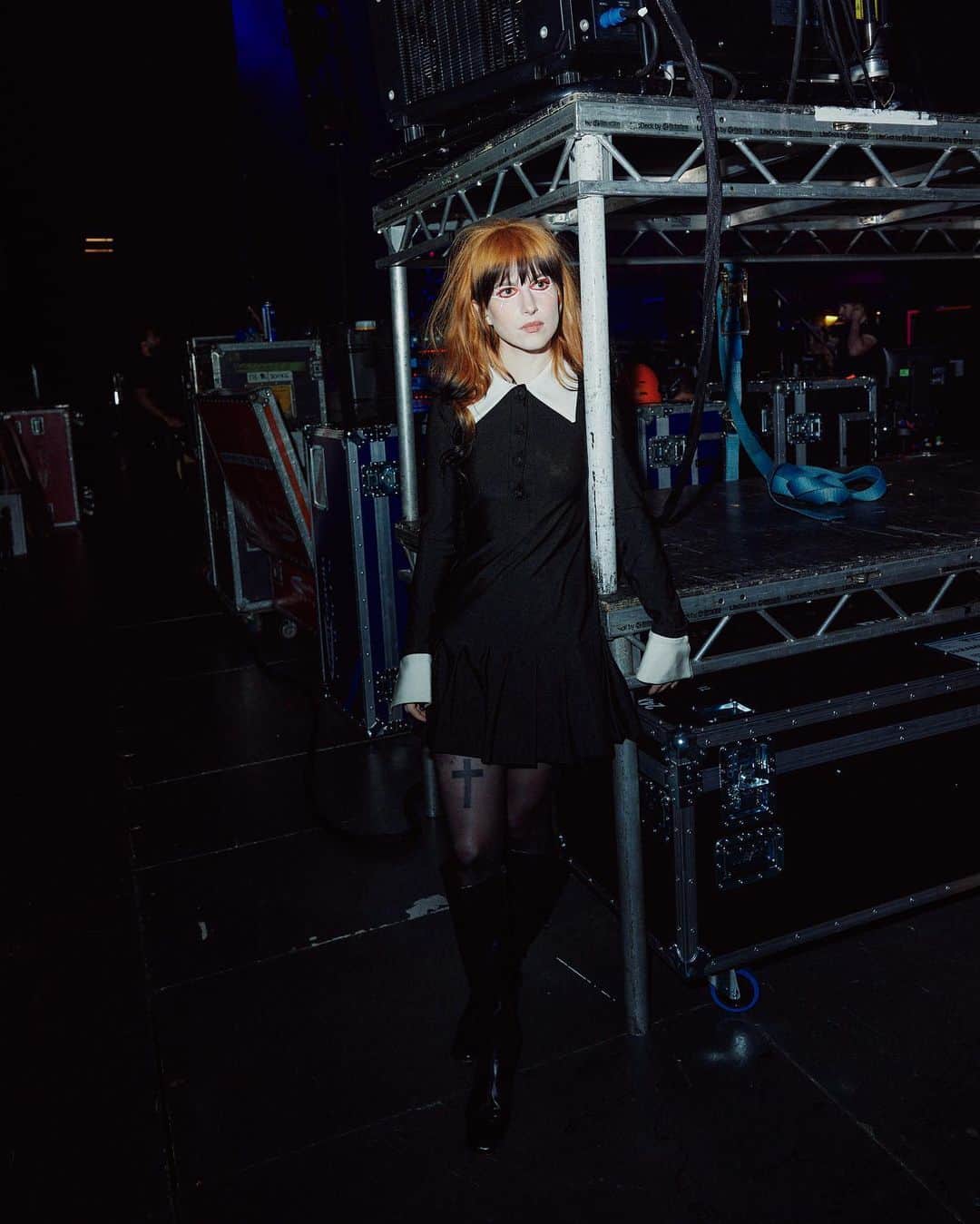 アナスイのインスタグラム：「#HayleyWilliams wears our iconic Schoolgirl Dress for the @paramore show in Dublin, Ireland.  📸: @zacharygray」