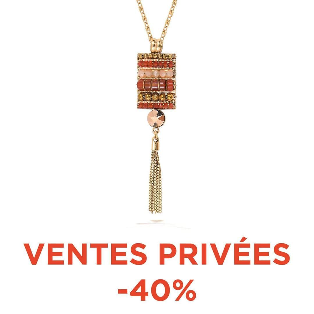 サテリットのインスタグラム：「✶ Avez-vous craqué ? C’est le moment ! Bénéficiez de -40% sur une sélection de bijoux en ligne ou en boutique. . ✶ Have you fallen for something? Now’s the time! Take advantage of a 40% discount on a selection of jewellery online or in store. . #satelliteparis #sales #ventesprivées #bijoux #savoirfaire #cristal #hautefantaisie  #bienvenueailleurssatellite #boutiquessatellite #jewelry#bijouxethniques #maisonparisiennedecreation」