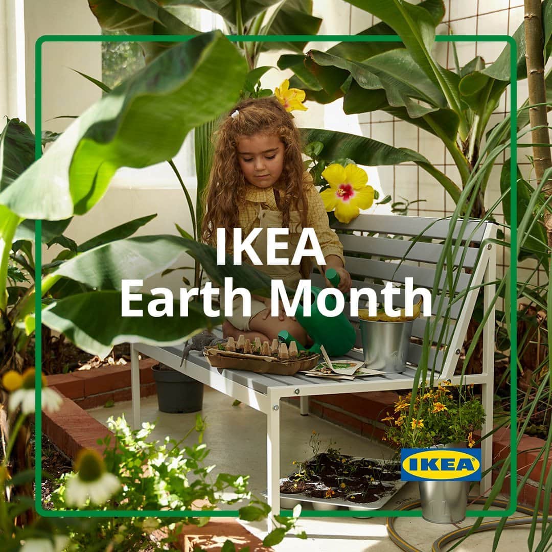 IKEA USAのインスタグラム：「Earth Day is almost here! For Earth Month savings and in-store events to help you live more sustainably, check your local store to find a schedule for the weekend of 4/22-4/23. Learn more at the link in bio.」