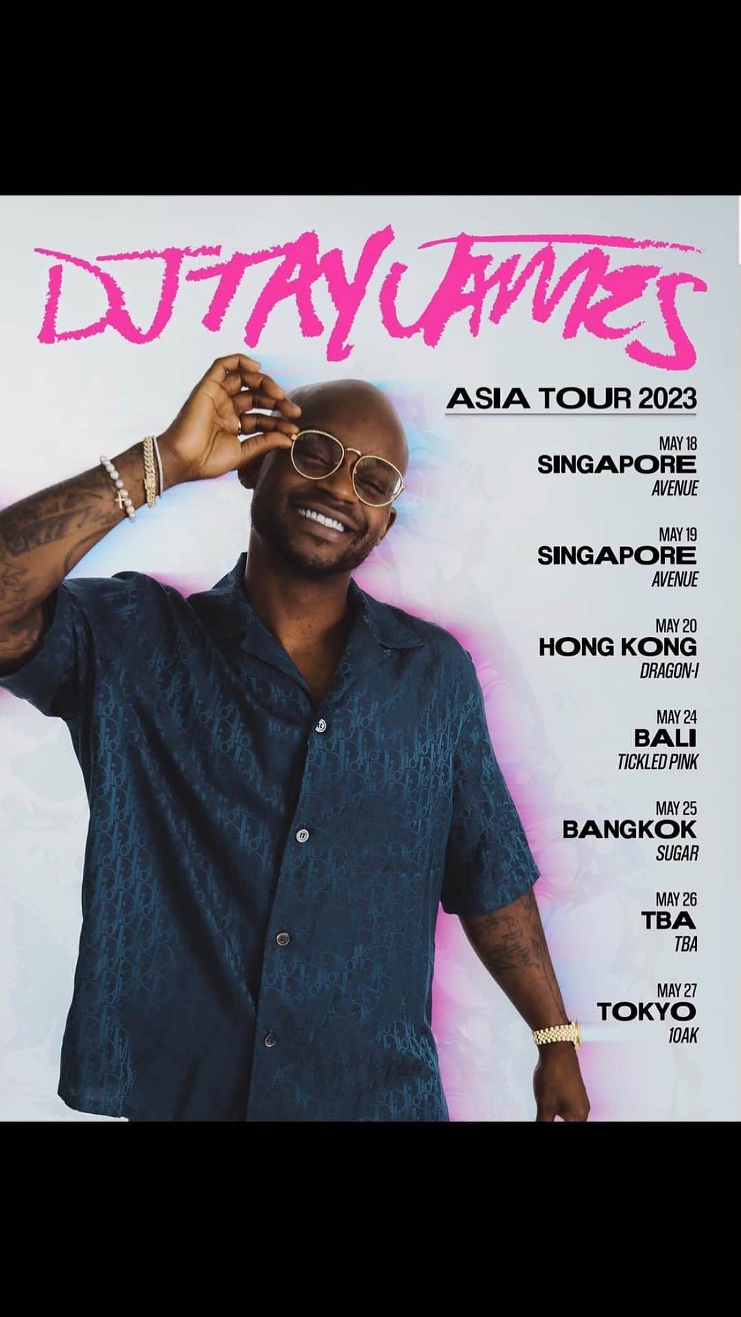 テイラー・ジェームスのインスタグラム：「off to Asian next month.  Catch me in a city near you! 🇸🇬🇭🇰🇯🇵🇹🇭🇮🇩🌎🛫 #weknowthedj @808agencyau」