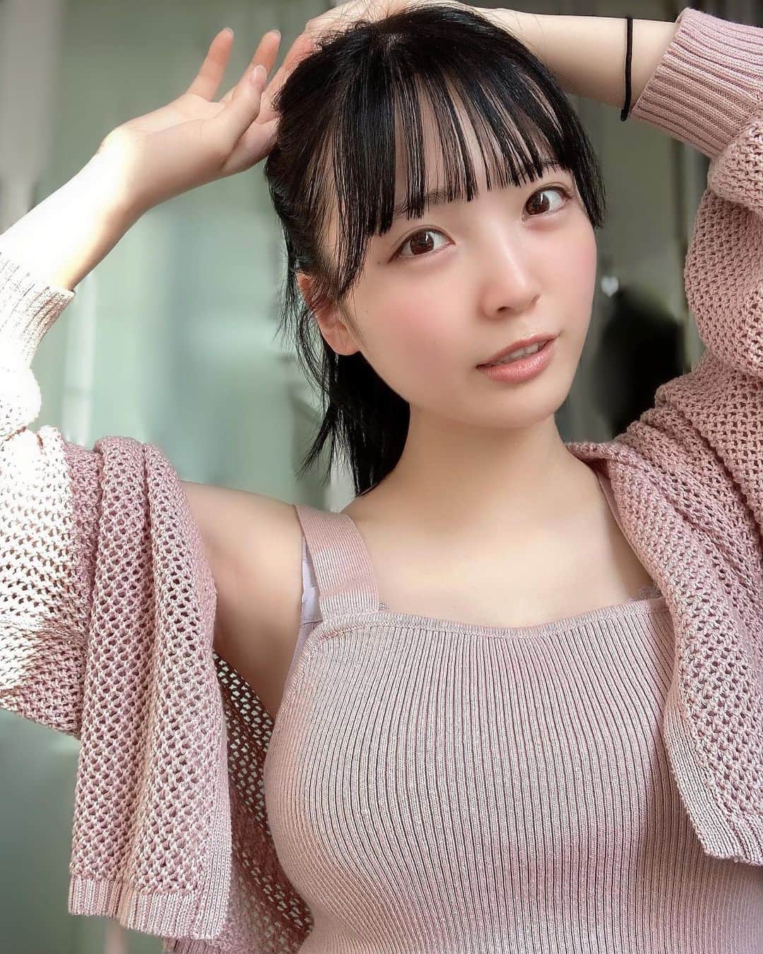 のインスタグラム：「やっぱりゆらはポニテがいちばん？  ゆらゆらポニーテール！ ゆらポって言うの＾＾♡ すき？」