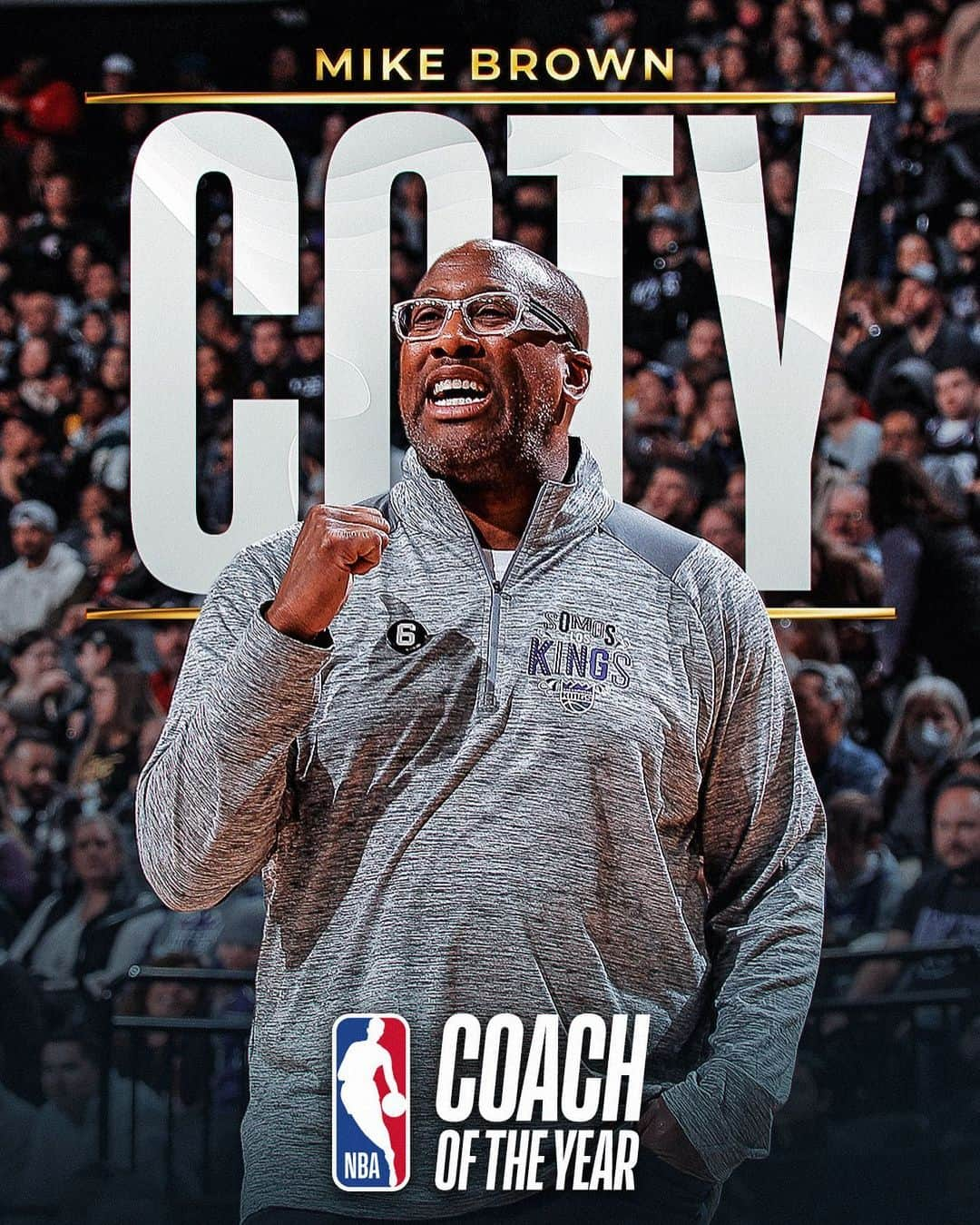 NBAさんのインスタグラム写真 - (NBAInstagram)「The first unanimous NBA Coach of the Year… Mike Brown of the @sacramentokings! #NBAAwards」4月20日 8時04分 - nba