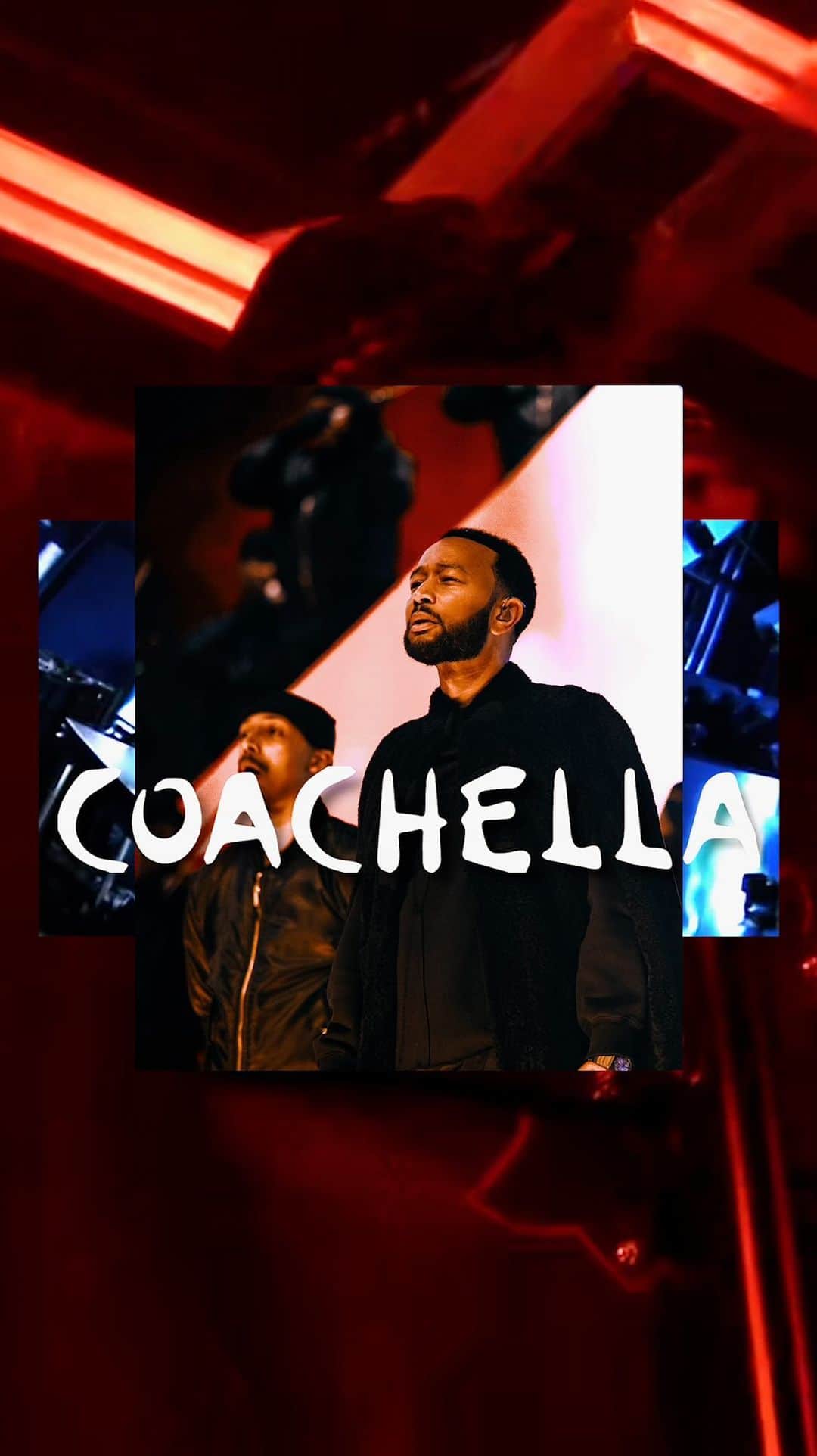 ジョン・レジェンドのインスタグラム：「Loved supporting my brother @metroboomin at @coachella. A legendary show! #trochella」
