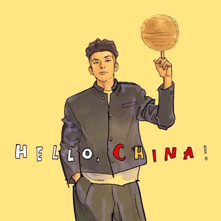 のインスタグラム：「中国的朋友们，你们好吗？ 感谢大家一直以来的支持。 《电影灌篮高手》今天起在中国上映了，我感到非常的高兴！ 对创作者来说，制作出一个全新的作品，既是一种挑战也是一种喜悦。 希望这个“第一次的灌篮高手”可以让大家也乐在其中。 #thefirstslamdunk  #slamdunkmovie」
