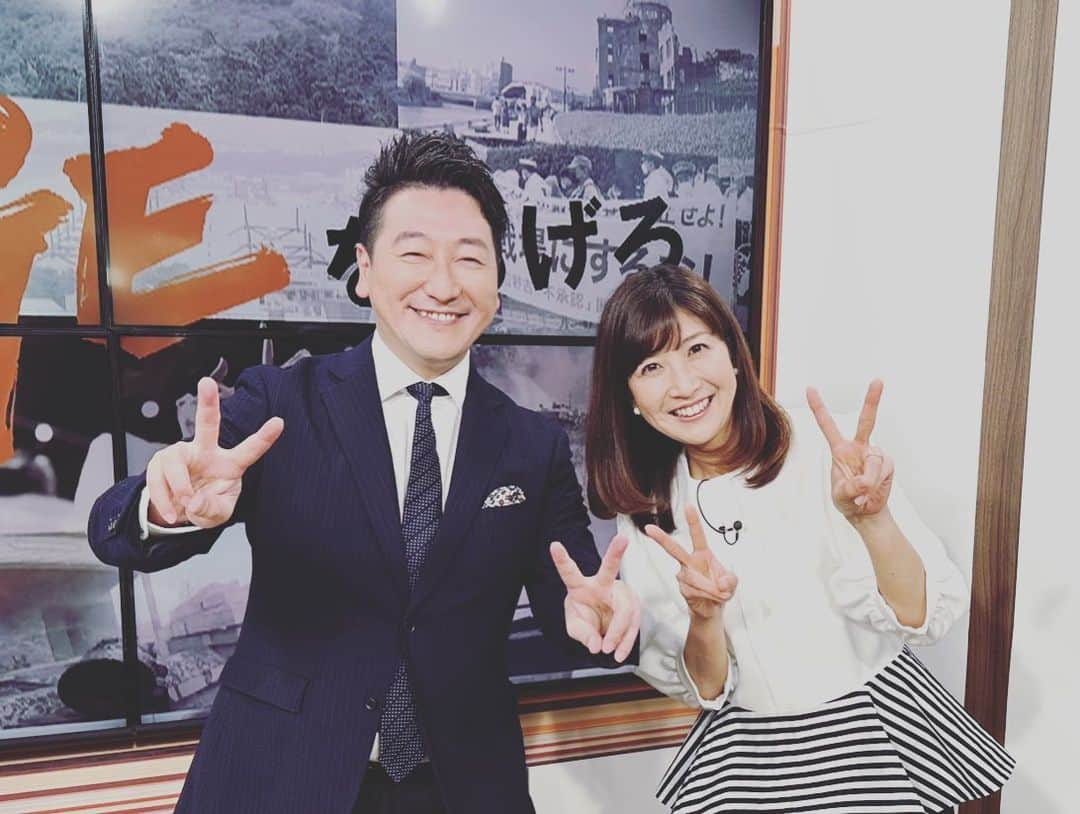 根本美緒さんのインスタグラム写真 - (根本美緒Instagram)「朝の生放送終了❣️✨ 同期堀くんの素晴らしい回しの中で ただただ楽しい時間でしたが、コメンテーター、生放送、久しぶり過ぎて足がガクガクした💦  #モーニングフラッグ #モニフラ #mx #堀潤 #取材 しっかりしていてすごいなと改めて尊敬❗️やはり同期のエース😊」4月20日 9時16分 - nemotomio.official