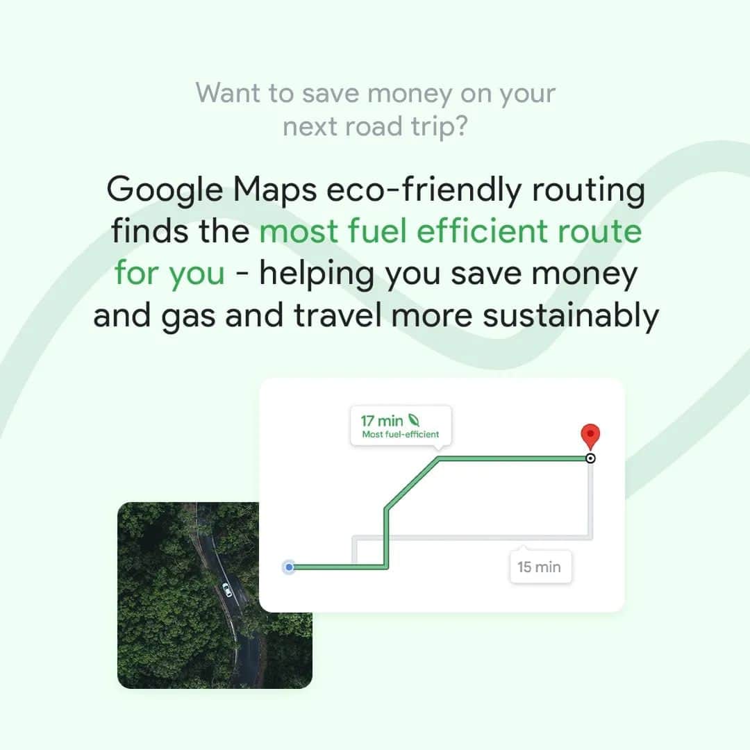 Googleさんのインスタグラム写真 - (GoogleInstagram)「Leading up to Earth Day, we'll be sharing Google Trends related to sustainability as well as some helpful tools. Our first topic? Travel. Tag a travel buddy below! 🚙 #EarthDay #SustainableWithGoogle」4月20日 10時03分 - google