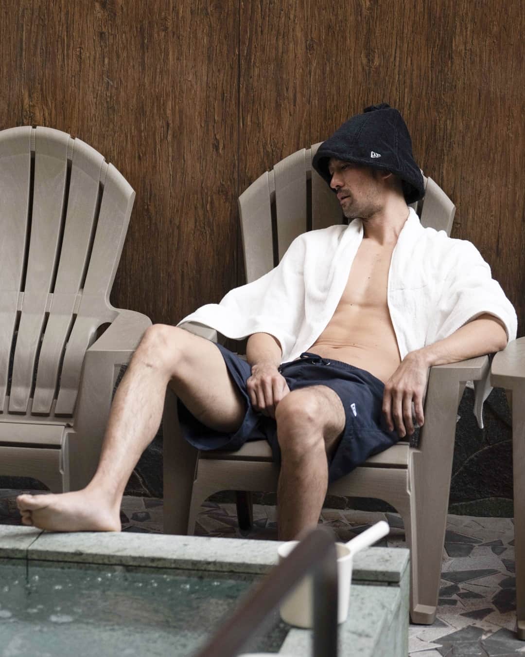 のインスタグラム：「Sauna Hat⁠ ⁠ 温浴施設やジム、アウトドアなどのサウナで活躍するサウナハット。⁠ 今治の上質なタオル地を使用した新作が発売。⁠ ⁠ ⁠ #SaunaHat #NEWERA #ニューエラ #サウナハット」