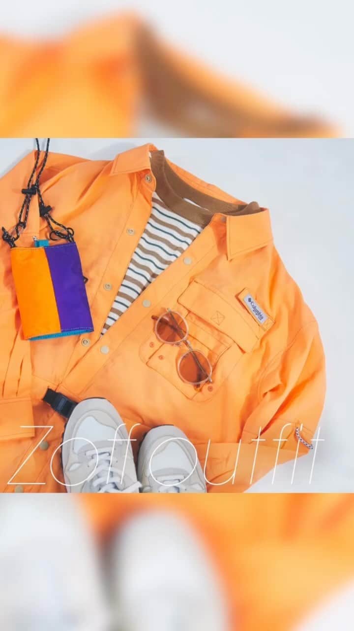 Zoff Officialのインスタグラム：「【Zoff Outfit】 スタイリスト監修企画。 Zoffのメガネとシーズンならではのoutfitをスタイリング。  今回は、アウトドアコーデに合わせて Zoffのフレームをピックアップしてみました。 ———————— TREND SUNGLASSES ZO231G04_50A1(ライトイエロー) ¥11,100 ※税込・セットレンズ込みの金額 ———————— トップス @manon_official ジャンプスーツ @columbia_jp ネックポーチ @wildthings_jp スニーカー #ZDA  #zoff #ゾフ #メガネ #インナーリム #ootd #クリアフレーム  #カラーレンズ #サングラス #伊達メガネ #zda #sunglasses」