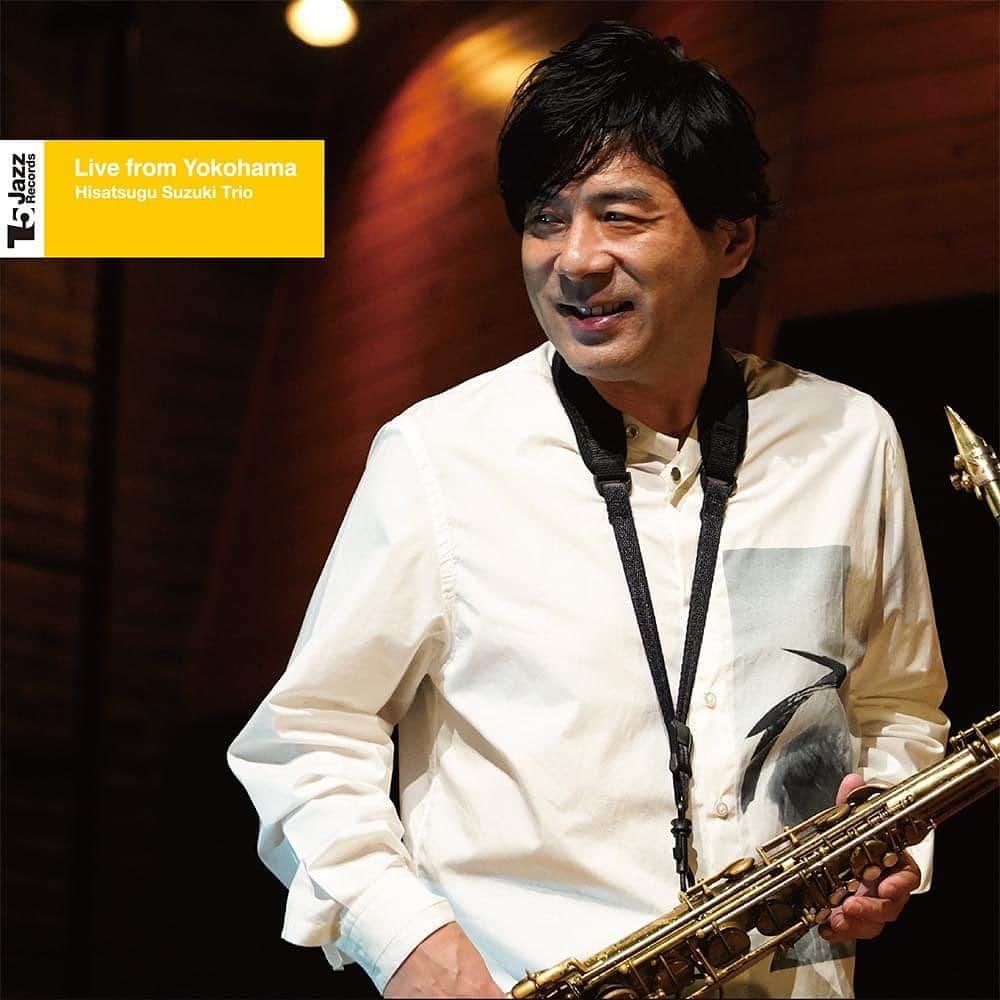 鈴木央紹のインスタグラム：「【鈴木央紹「Live from Yokohama」CD ライヴ会場限定販売】 今日4/20から、ライヴ会場限定で鈴木央紹「Live from Yokohama」を販売いたします！  これまでデジタル配信限定となっていた作品ですが、やはりCDが欲しい！というお客さまのご要望を受け、鈴木央紹のライヴ会場限定且つ数量も限定のCD販売をいたします。本作メディアは数量限定のためCD-Rとなりますが、かつて高音質CD-Rで定評のあった太陽誘電That'sの設備・技術や材料を継承した業務用最高品質CD-R「JP-PRO」を使用していますので、通常のプレスCDと比較しても劣らない音質でお楽しみいただけます。  ぜひライヴ会場に足をお運びいただき、お買い求めください。 尚、数量限定のため、販売終了となった際はご了承ください。  Song List 1. Everything I Love (Live) 2. Love Walked In (Live) 3. How Long Has This Been Going On? (Live) 4. Knew Blues (Live) 5. So In Love (Live) 6. Mr. Lucky (Live)  Written by Cole Porter (1)(5), George Gershwin & Ira Gershwin (2)(3), Hisatsugu Suzuki (4), Henry Mancini (6).  Personnel 鈴木央紹 - Tenor, Soprano Sax 宮川純 - Hammond B-3 Organ 原大力 - Drums  価格：2,200円(税込)  #オルガントリオ #ライブ盤 #宮川純 #原大力」