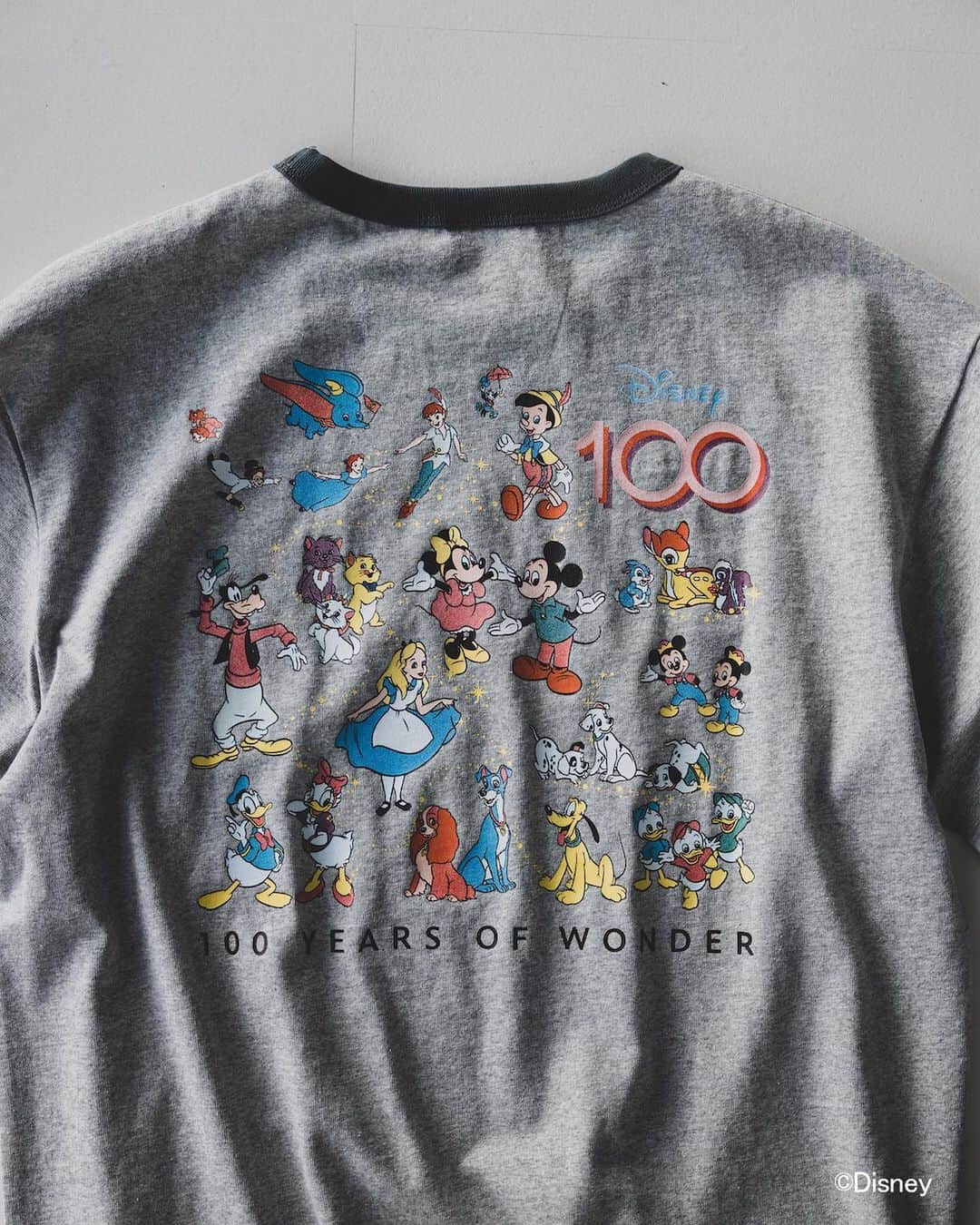BEAMS MENさんのインスタグラム写真 - (BEAMS MENInstagram)「… Champion × BEAMS 【Disney 100th Collection】 4.25（Tue.）Release  ディズニー創立100周年限定デザインのスペシャルアイテム第2弾が登場します。 今回は、前面に「ミッキーマウス」のデザインを大きく配し、背面には様々な人気キャラクターのデザインを散りばめたリンガーTシャツを製作。適度にゆとりのあるシルエットや絶妙なカラーリングも、別注ならではのこだわりのポイントです。 創立100周年のセレブレーションイヤーだけの特別な一着となりました。 . @disney @champion @champion_japan @beams_mens_casual #disney #champion #reverseweave #リバースウィーブ #beams」4月20日 13時22分 - beams_mens_casual