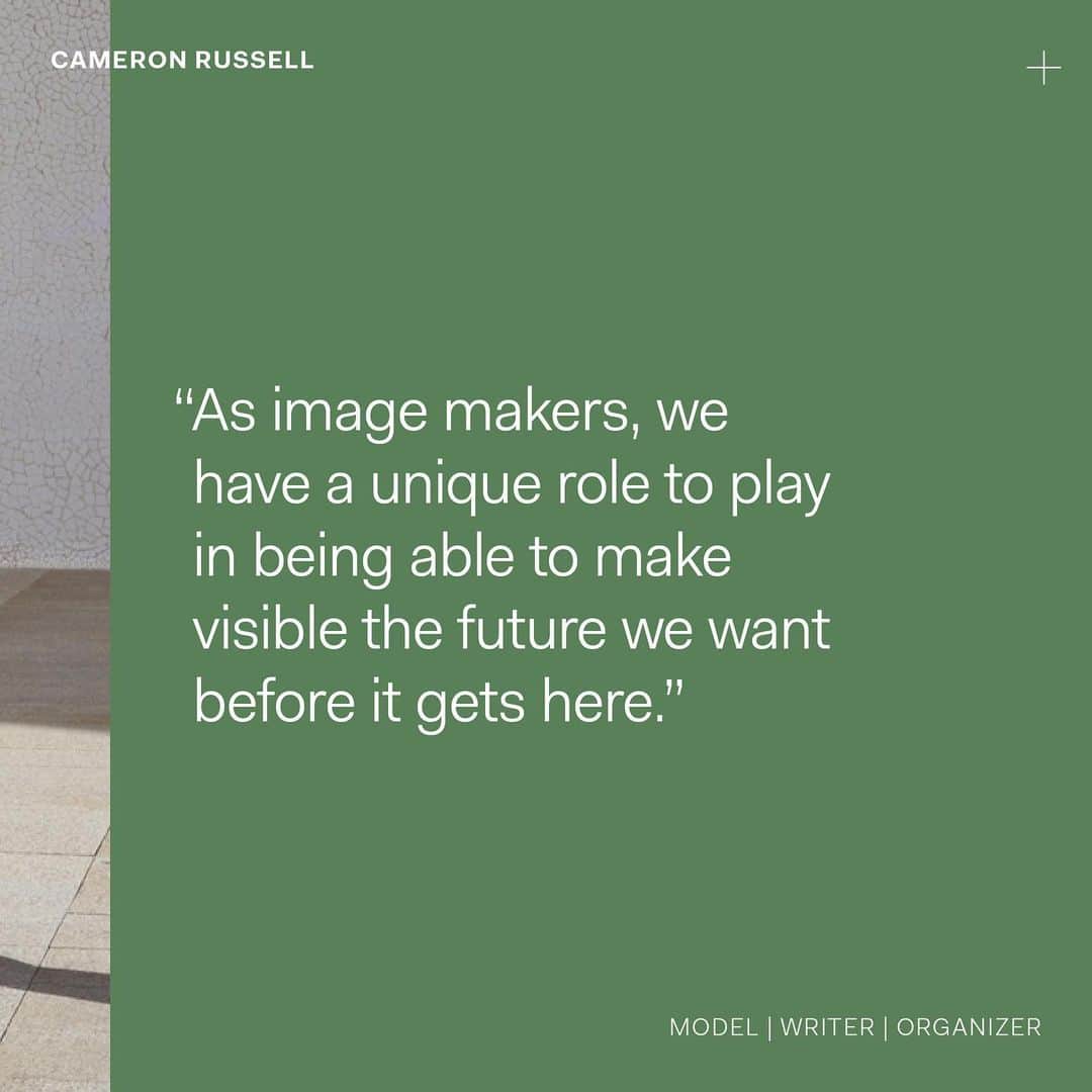 キャメロン・ラッセルさんのインスタグラム写真 - (キャメロン・ラッセルInstagram)「INTRODUCING LUMIEN CREATOR @cameronrussell: “As image makers, we have a unique role to play in being able to make visible the future we want before it gets here.”   ABOUT @LUMIENCreative: We believe fashion and culture can cultivate harmony within ourselves, our communities, and the planet.」4月21日 0時25分 - cameronrussell