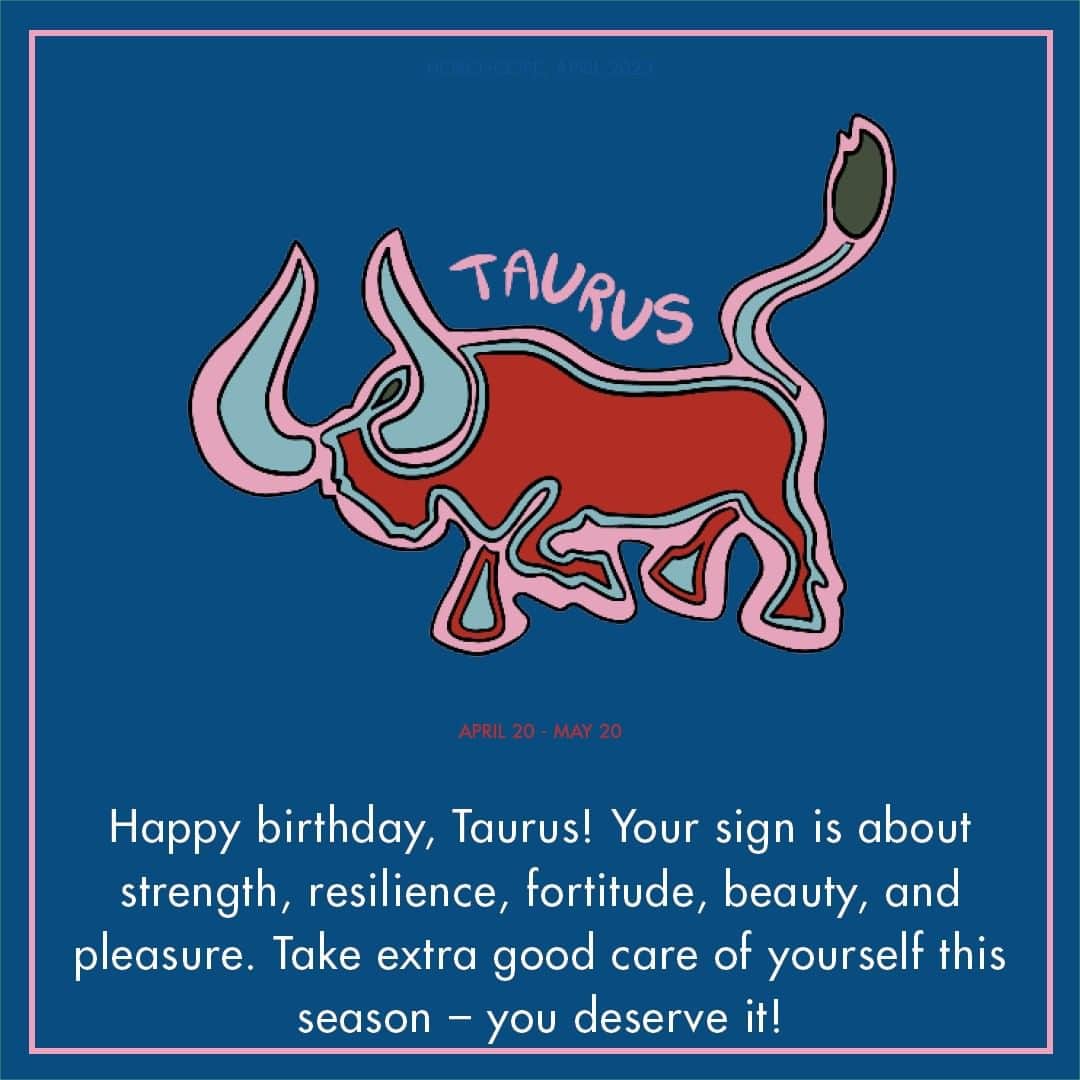 ダイアン フォン ファステンバーグのインスタグラム：「(1/2) Taurus season is upon us! Scroll to read your latest horoscope, and take charge of the month ahead. 💫」