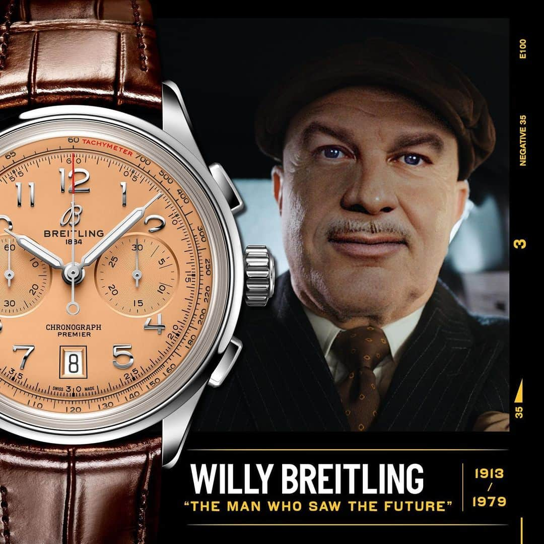 ブライトリングさんのインスタグラム写真 - (ブライトリングInstagram)「From the moment he founded his company in 1884, Léon Breitling put his expertise into perfecting the pocket-watch timekeeper. His son Gaston introduced the first wrist-worn models that included an independent pusher at 2 o’clock. And his grandson Willy added the second pusher at 4 — establishing the form of the modern chronograph used across all of watchmaking today. Willy then took the family vision one step further, giving the chronograph elegance as well as function. Today's Premier collection tells the whole story; it's the culmination of our founders' precision, innovation and style.   ⠀ ⠀ ⠀ ⠀ ⠀ ⠀ ⠀  #breitling #squadonamission #chronograph #founderssquad #premierstyle #elegance #craftsmanship #swissmade #watches #bluedial #copperdial #greendial」4月21日 0時54分 - breitling