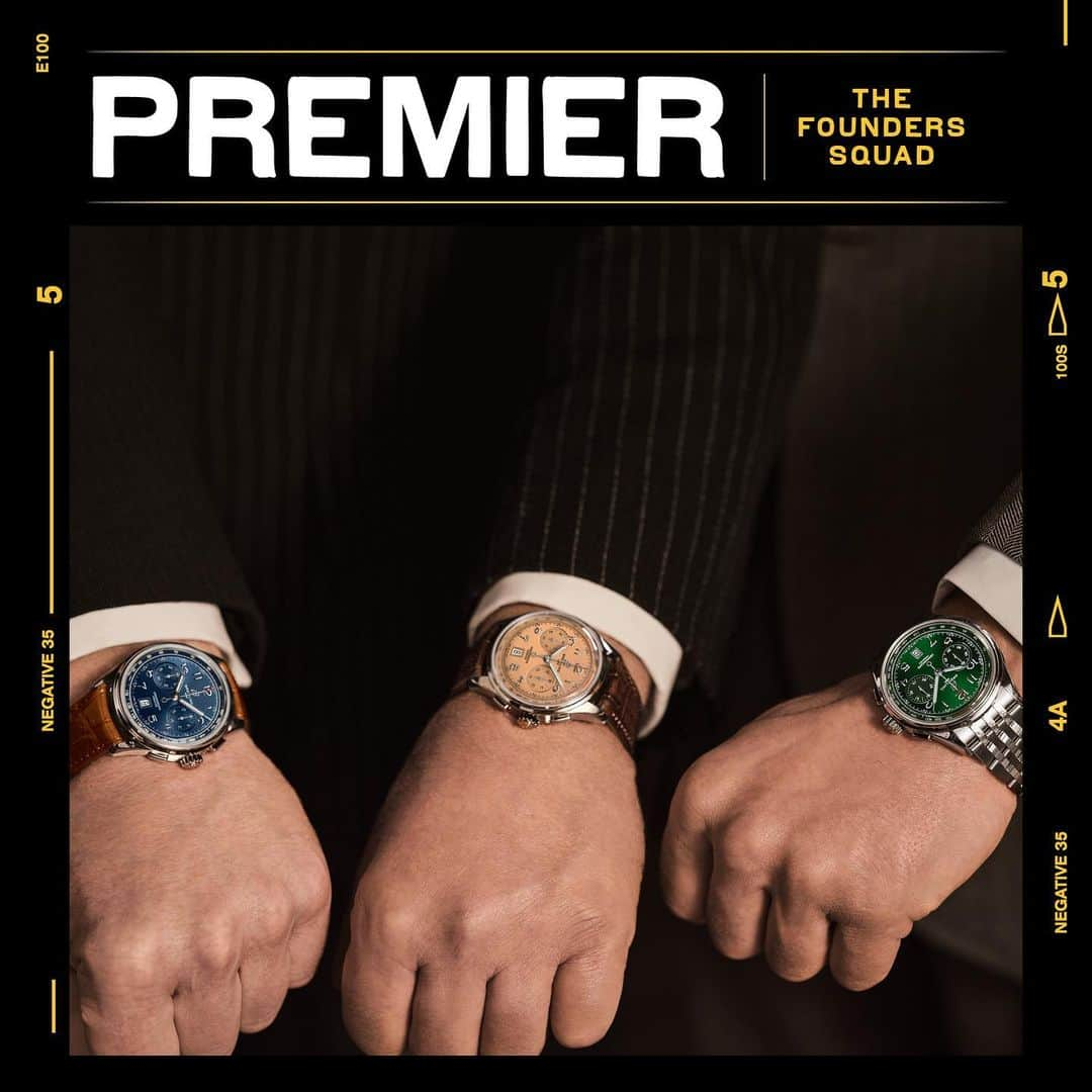 ブライトリングさんのインスタグラム写真 - (ブライトリングInstagram)「From the moment he founded his company in 1884, Léon Breitling put his expertise into perfecting the pocket-watch timekeeper. His son Gaston introduced the first wrist-worn models that included an independent pusher at 2 o’clock. And his grandson Willy added the second pusher at 4 — establishing the form of the modern chronograph used across all of watchmaking today. Willy then took the family vision one step further, giving the chronograph elegance as well as function. Today's Premier collection tells the whole story; it's the culmination of our founders' precision, innovation and style.   ⠀ ⠀ ⠀ ⠀ ⠀ ⠀ ⠀  #breitling #squadonamission #chronograph #founderssquad #premierstyle #elegance #craftsmanship #swissmade #watches #bluedial #copperdial #greendial」4月21日 0時54分 - breitling