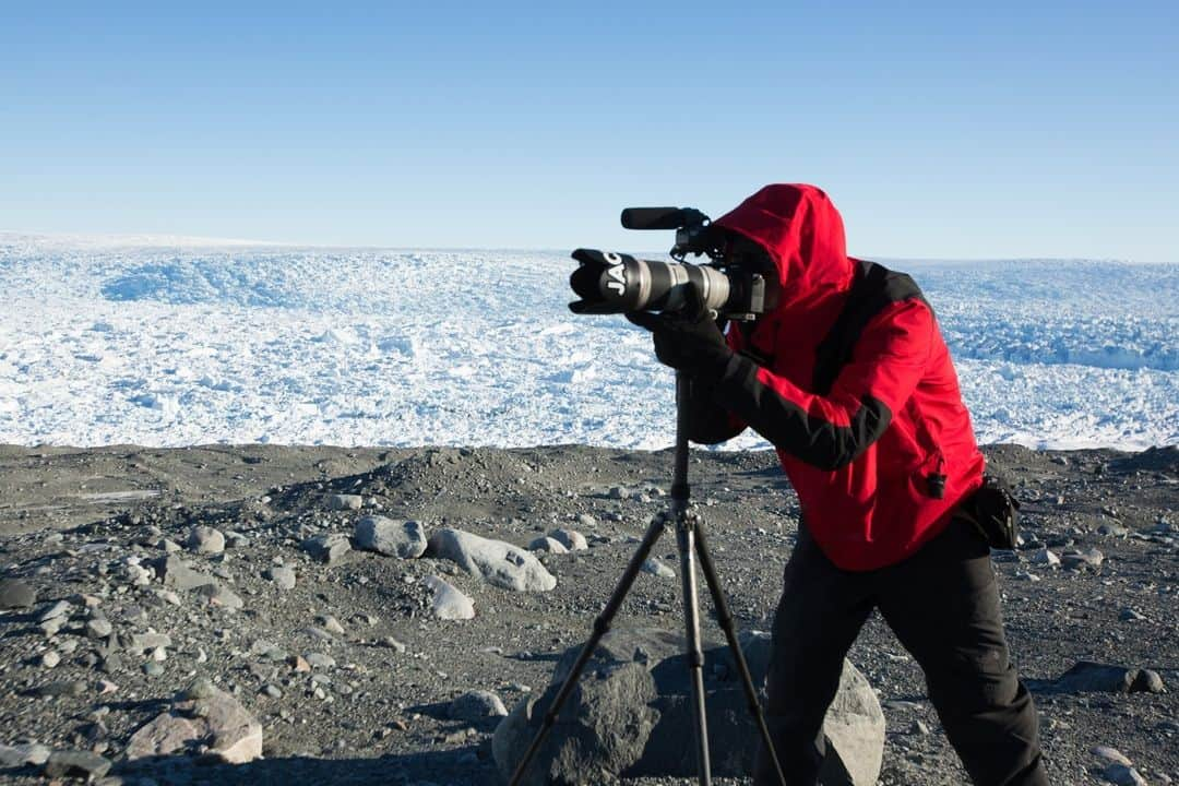 Jackson Harriesさんのインスタグラム写真 - (Jackson HarriesInstagram)「This trip to the Arctic in 2015 changed my life. ⁠ ⁠ I often talk about this experience when reflecting in my journey. I didn't know much about Climate Change at the time, but @finnharries had been studying it at design school and he'd arranged this trip to make a film about glacial retreat with the @wwf_uk. Honestly, I was just excited about visiting a unique and remote place. We joined a scientist called Alun Hubbard who'd been studying the ice sheet for over 10 years and we were dropped by helicopter on the Jakobshavn Glacier which is of the fastest retreating in the world. We were left to spend a night camping on top of the glacier and I will never forget the sound of huge pieces of ice falling off the front.   It was the first time I had travelled to the front lines of the crisis and I completely overwhelmed by the changes that I saw. It's been eight years since then and it's safe to say everything in my life since has been coloured by this experience. It set me in a mission of trying to understand and ultimately communicate the human impact if the climate crisis.」4月20日 17時00分 - jackharries