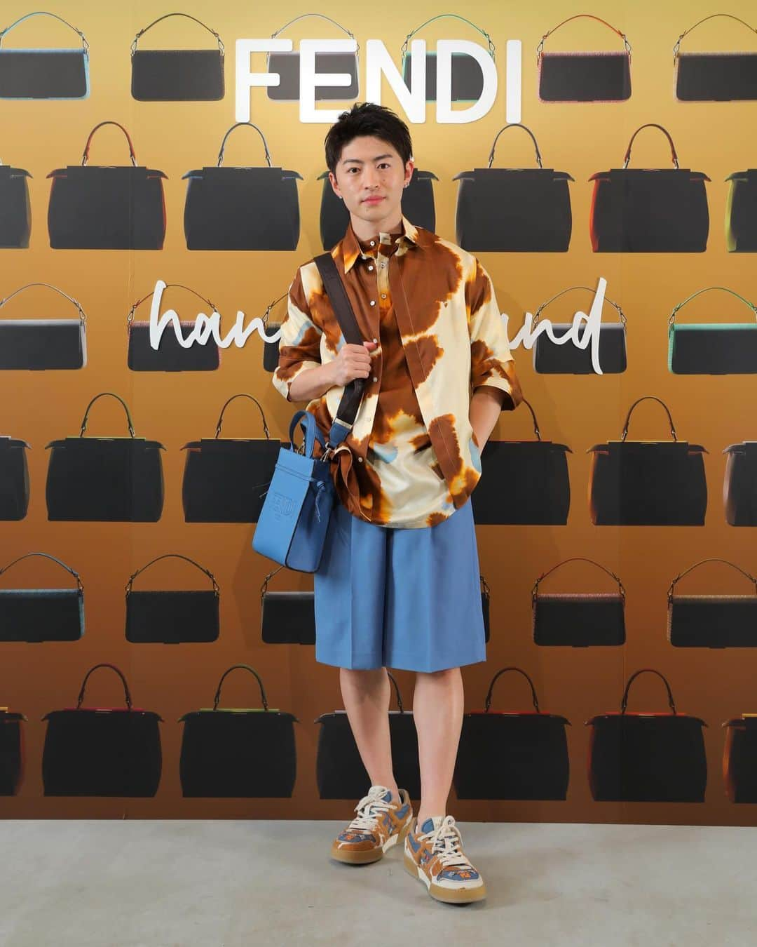 佐野玲於のインスタグラム：「ｱﾗﾒﾝﾚｵ  #FendiHandinHand @FENDI #PR」