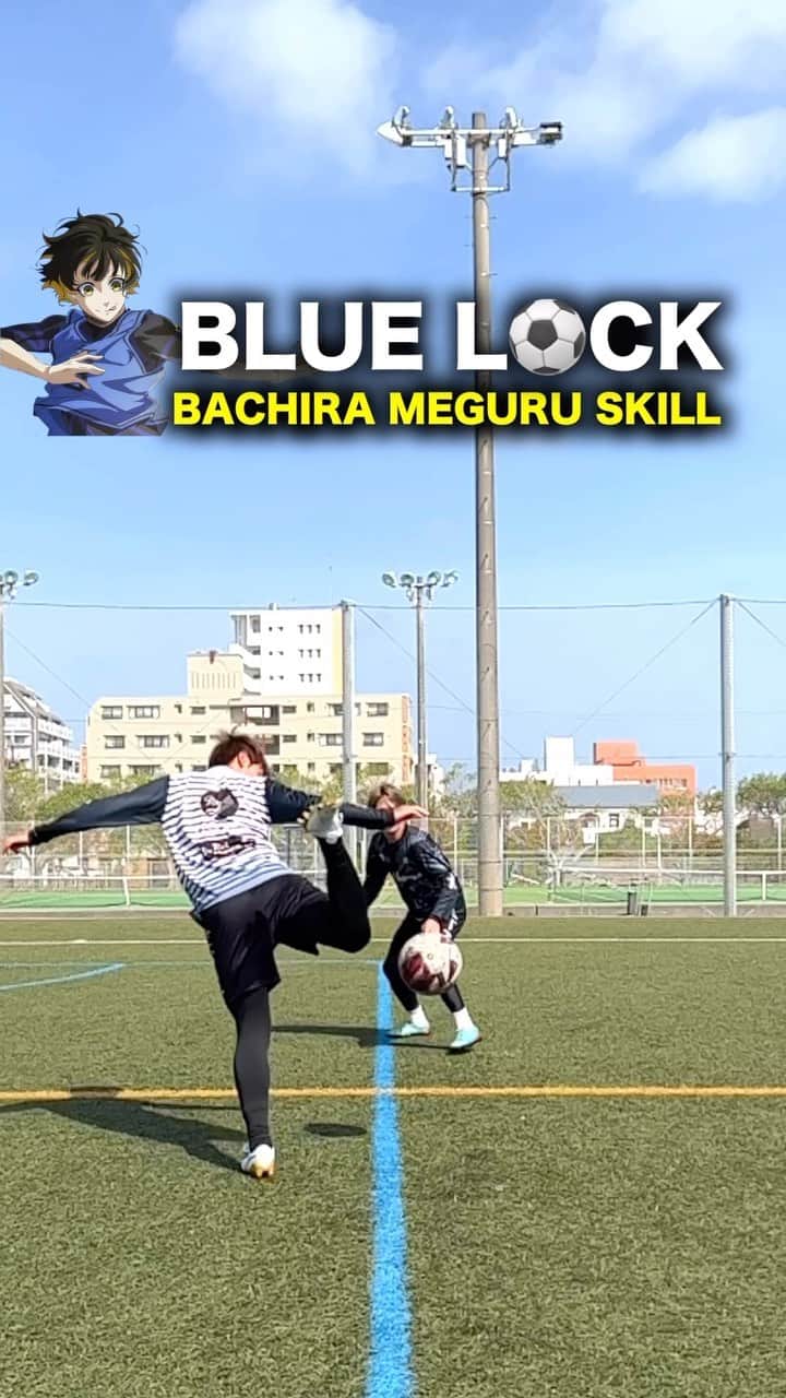 koheiのインスタグラム：「Who your favorite in BLUELOCK??🙋‍♂️ ブルーロックで一番好きなキャラクターは??🙋‍♂️ #bluelock #soccer #football  #skills #サッカー #ドリブル #ブルーロック」