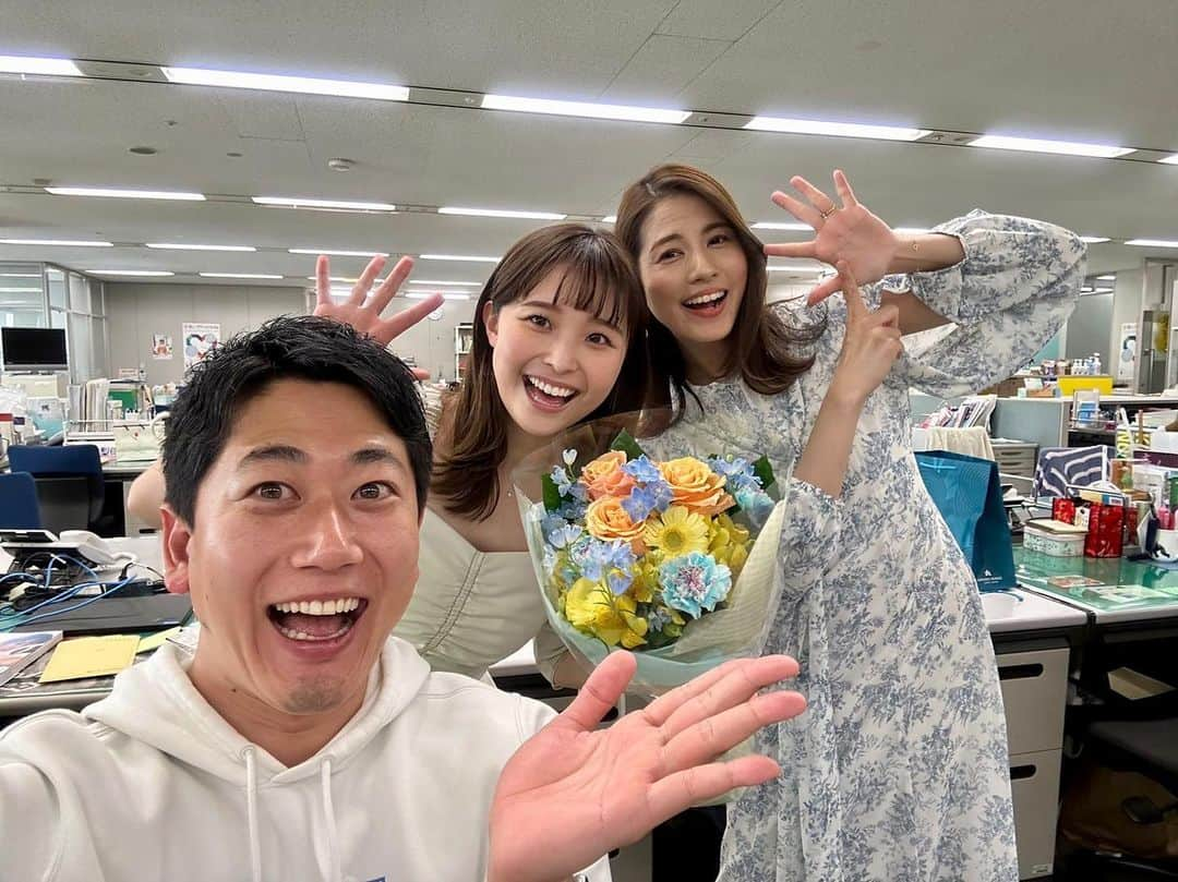 渡邊渚さんのインスタグラム写真 - (渡邊渚Instagram)「先輩方に「お誕生日おめでとー！」と言われて嬉しかった日😊 いつもありがとうございます！  先週の写真」4月20日 18時32分 - watanabenagisa_