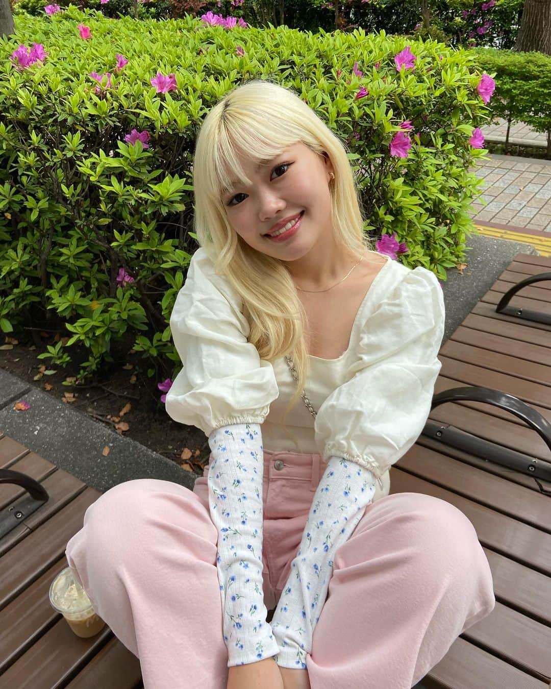 川端結愛のインスタグラム：「メルティー🎀🧊💓」