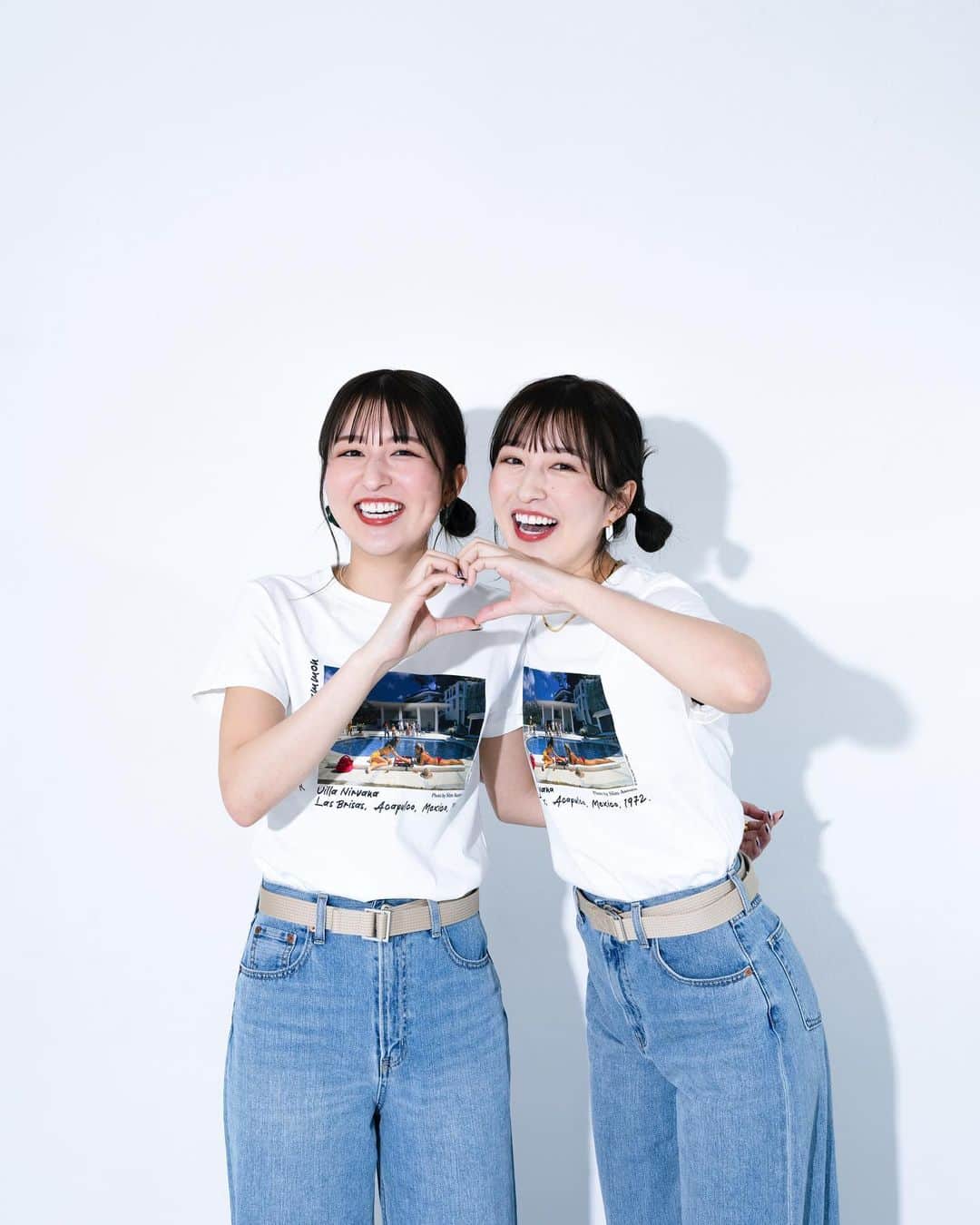 りかりこさんのインスタグラム写真 - (りかりこInstagram)「🩵Heart🩶  camera： @fuminaskd . #双子 #りかりこ #ヘアメイク #ファッション #カメラ #撮影 #作品撮り #fashion #ootd #twins #instagood #japanesegirl」4月20日 18時59分 - rikariko_official