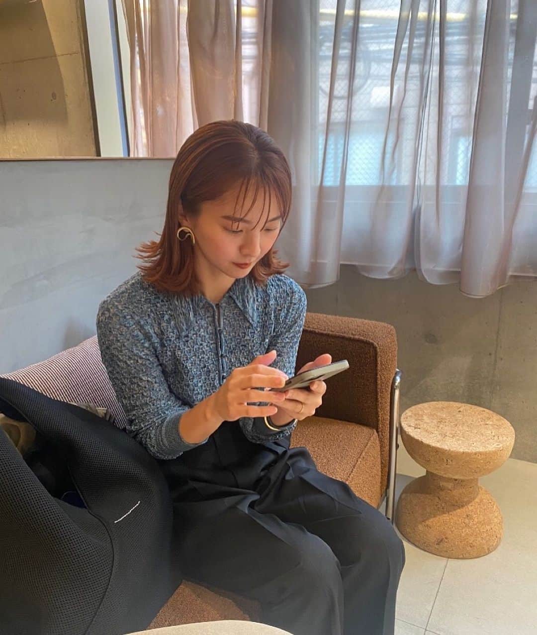 のインスタグラム：「pink orange🍊  #ヘアカラー」