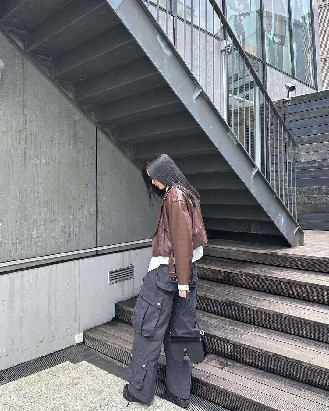 前沢海友さんのインスタグラム写真 - (前沢海友Instagram)「今日もお疲れさま✌️🤎 ㅤㅤㅤㅤㅤㅤㅤㅤㅤㅤㅤㅤㅤ ちょっと前の私 最近暖かくなってきてレザージャケットは もう着れなくなってきたね〜 なんだかちょっと寂しい💧 ㅤㅤㅤㅤㅤㅤㅤㅤㅤㅤㅤㅤㅤㅤㅤㅤㅤㅤㅤㅤㅤㅤㅤㅤㅤㅤ 気づけばジャケット以外 @iunleash_official だった日😎かわい ㅤㅤㅤㅤㅤㅤㅤㅤㅤㅤㅤㅤㅤ」4月20日 19時36分 - maezawamiyu
