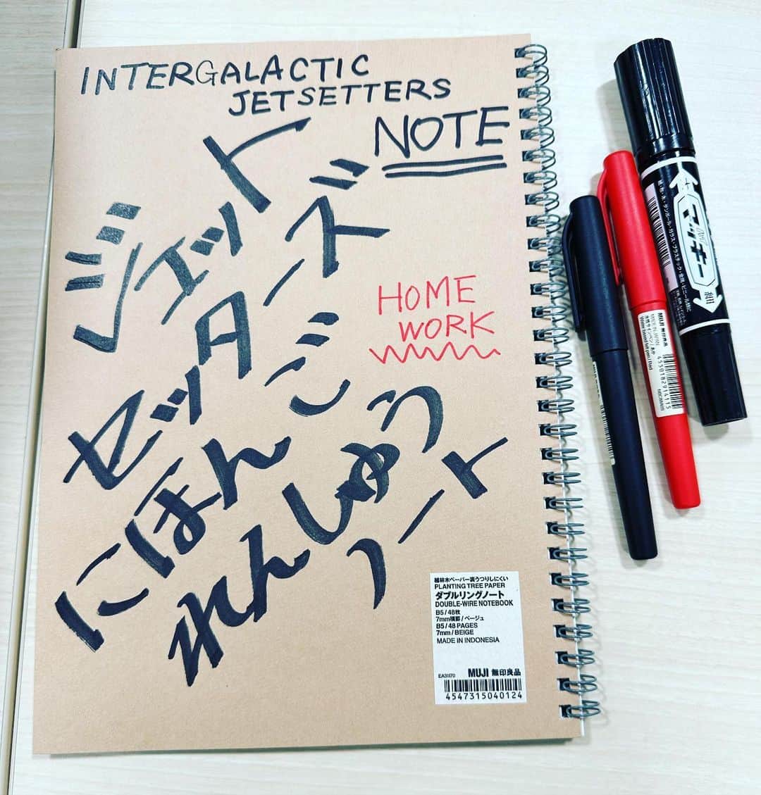 KUSHIDAさんのインスタグラム写真 - (KUSHIDAInstagram)「JET SETTERS japanese study guide📓 @jet2flyy  @njpw_global #無印良品 #muji #JETSETTERS」4月20日 20時12分 - kushida_ts