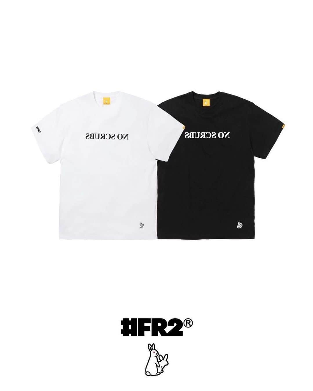 #FR2さんのインスタグラム写真 - (#FR2Instagram)「#FR2 Spring 23 collection🐇🐇🔥  "A scrub is a guy that thinks he's fly"  We will be selling the following products starting on 2023/4/22 (Sat).  2023/4/22(Sat)より下記の商品を発売します。  NO SCRUBS T-Shirt ¥7,700 (In Tax)  We ship world wide.  #FR2#fxxkingrabbits#頭狂色情兎」4月20日 20時06分 - fxxkingrabbits
