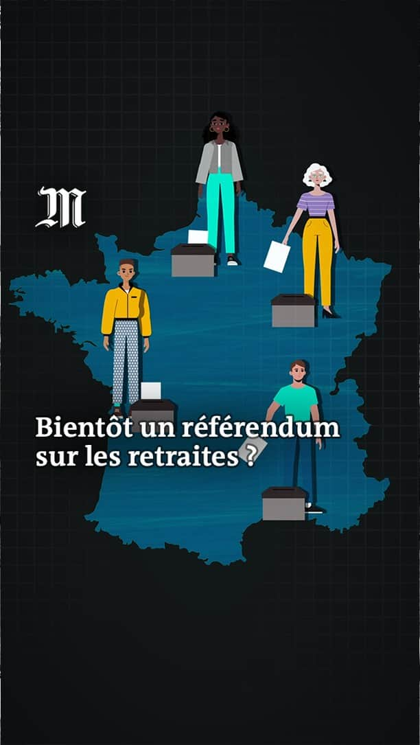 ルモンドのインスタグラム：「Une deuxième procédure de RIP a été déposée pour contrer la réforme des retraites. A-t-elle plus de chances d'aboutir que la première ? Vidéo : @syrielle.mejias ; graphisme : @_piavidal_」