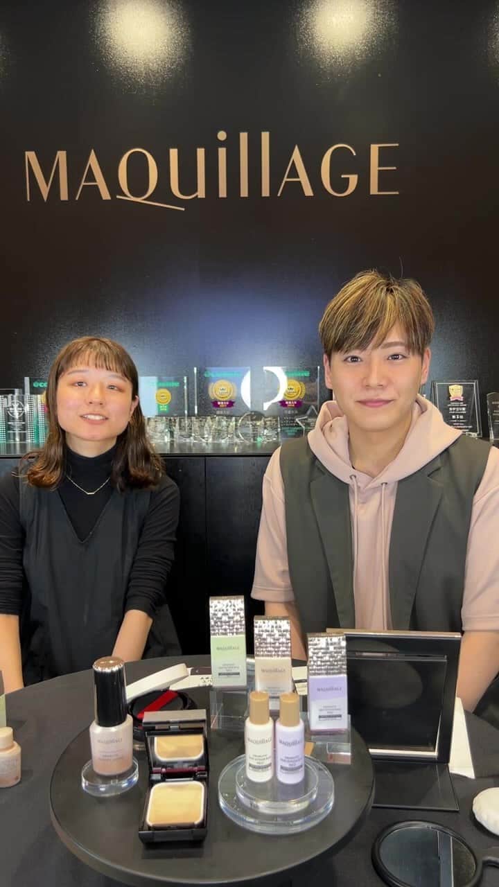 マキアージュのインスタグラム：「マキアージュのベースメイクアイテム紹介動画」