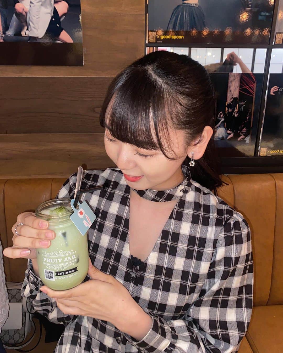 泉綾乃さんのインスタグラム写真 - (泉綾乃Instagram)「『NMB48 × good spoon』コラボカフェに行って来ました〜🧀  ゆいなが考えたフードメニュー！ どれも美味しくて！！！  「んーまいっ✨」  そして私が考案させていただいた、 「あーのんの白玉抹茶ミルク」は 抹茶が苦手な私でも飲めるくらい ミルク感が強く、ほんのり抹茶の味も効いてて美味しかったです💚🤍  コラボカフェは、、、！  4/17〜5/14までgood spoonなんばCITY南館店にて行われています！！！  皆さん是非、美味しいメニューを思う存分食べていただいて！メンバーのコースターやグッズもゲットしちゃってください😚  （ちひさんのコースターゲット🐯🫶）  #nmb48 #goodspoon #ラビグルメ #コラボカフェ」4月20日 21時10分 - _anon_1122