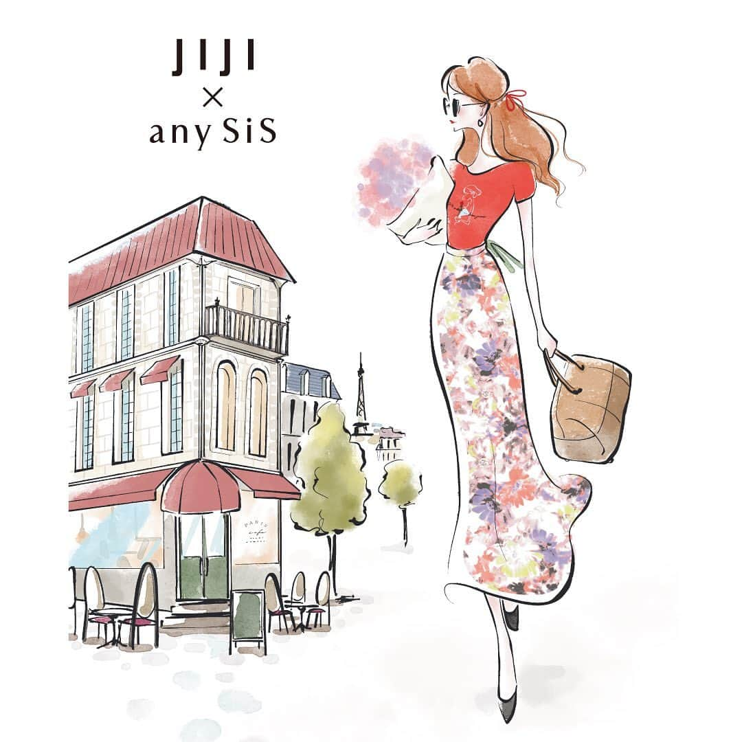 any SiSさんのインスタグラム写真 - (any SiSInstagram)「any SiS × JIJI（@jiji_zizidolce） コラボTシャツ発売決定！ ⁡ 「なりたい女性像や優しくて幸せなイラスト」 をコンセプトにiPadで大人可愛い世界観を描く イラストレーターJIJIさんとの コラボTシャツの販売が決まりました！   エレガントさや可愛さ、女性らしさにも さまざまな見え方があるという想いから JIJIさんのイラストは、 さまざまなタッチを用いて幅広く描かれてます。   どうぞご期待ください♡  ⁡ ———————————————————————   @anysis_officialの プロフィール欄のURLから WEBマガジンをご覧いただけます！ ぜひチェックして下さい♪   #anysis #エニィスィス #レディース #jiji #zizi_fashionlist #fashionillustration #ファッションイラスト #コラボTシャツ #きれいめコーデ #フェミニンスタイル #大人レディ #大人可愛い #大人カジュアル #きれいめカジュアル #オフィスコーデ #ワークスタイル #オフィスカジュアル #お出かけコーデ」4月20日 21時25分 - anysis_official