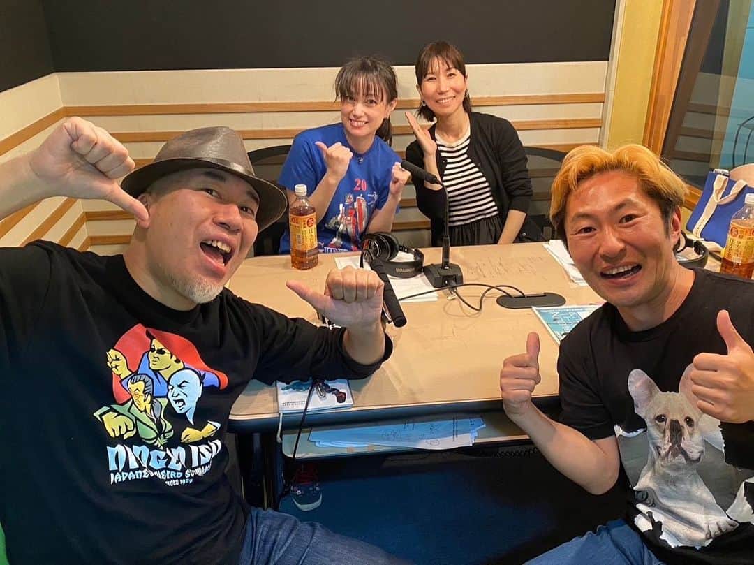 佐伯日菜子のインスタグラム：「#なべやかん さんの #ラジオ  にゲストで呼んで頂きました！ #米子映画事変 の #出会い を経て #ズッ友 になった #三平三平 さん と #萩野真理 さん と #楽しい時間 でした！ #エフエムせたがや  #なべやかんのブヒブヒスパークタイム  放送は5/4の23時！ 5/6の27時からも聴けるよ！ #リスラジ でも聴けるよ！」