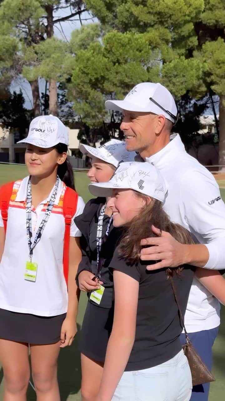 ヘンリク・ステンソンのインスタグラム：「A fun day with the fans at the Pro Am here at @livgolf_league in Adelaide, excited to see you in full force tomorrow for Day 1✨ #BetterTogether」